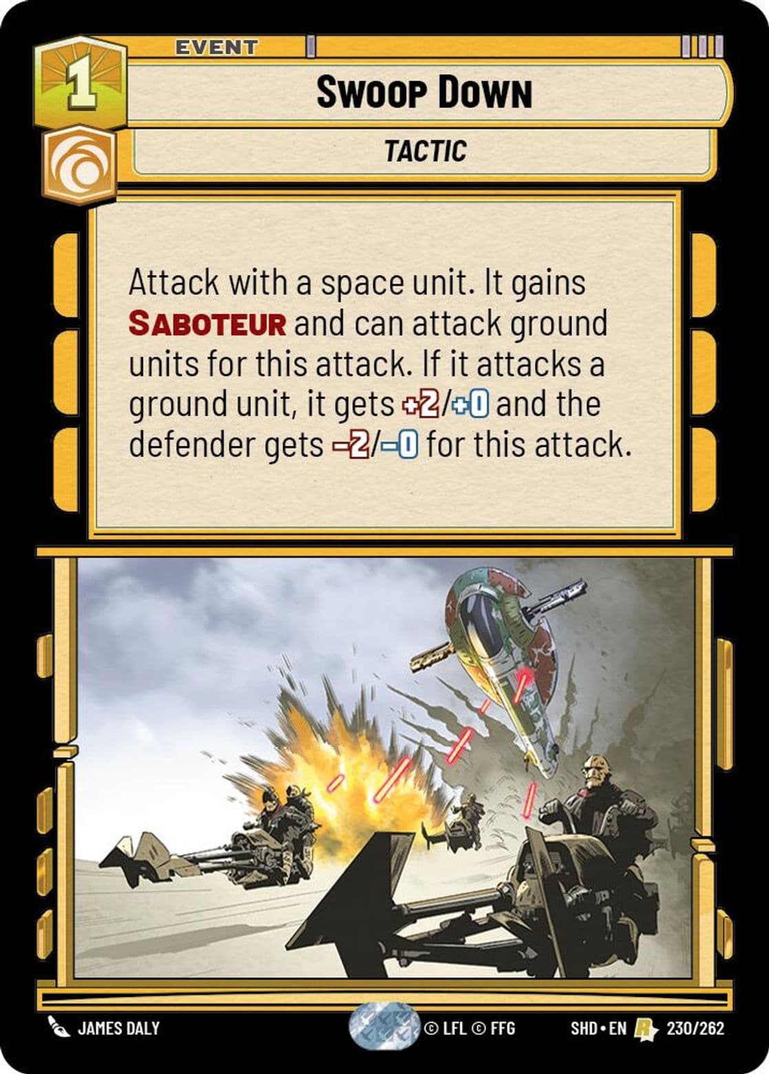 Swoop Down, Standard