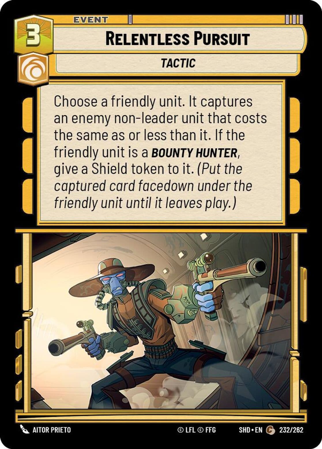 Relentless Pursuit, Standard