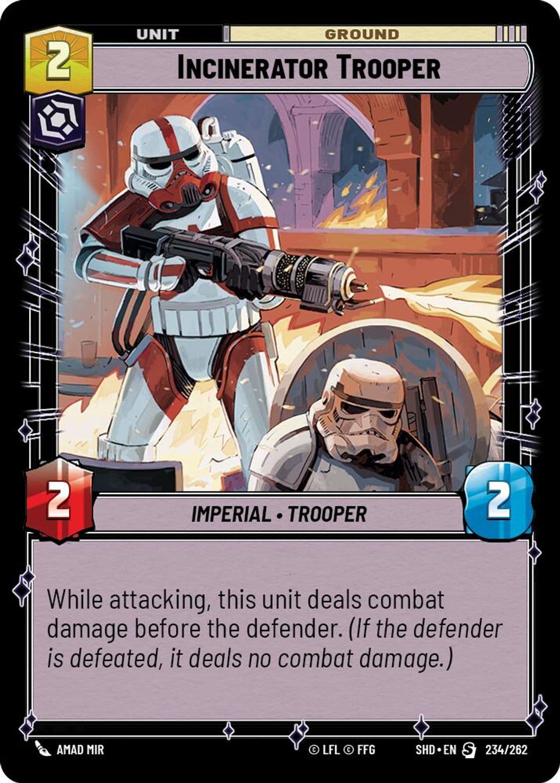 Incinerator Trooper, Standard