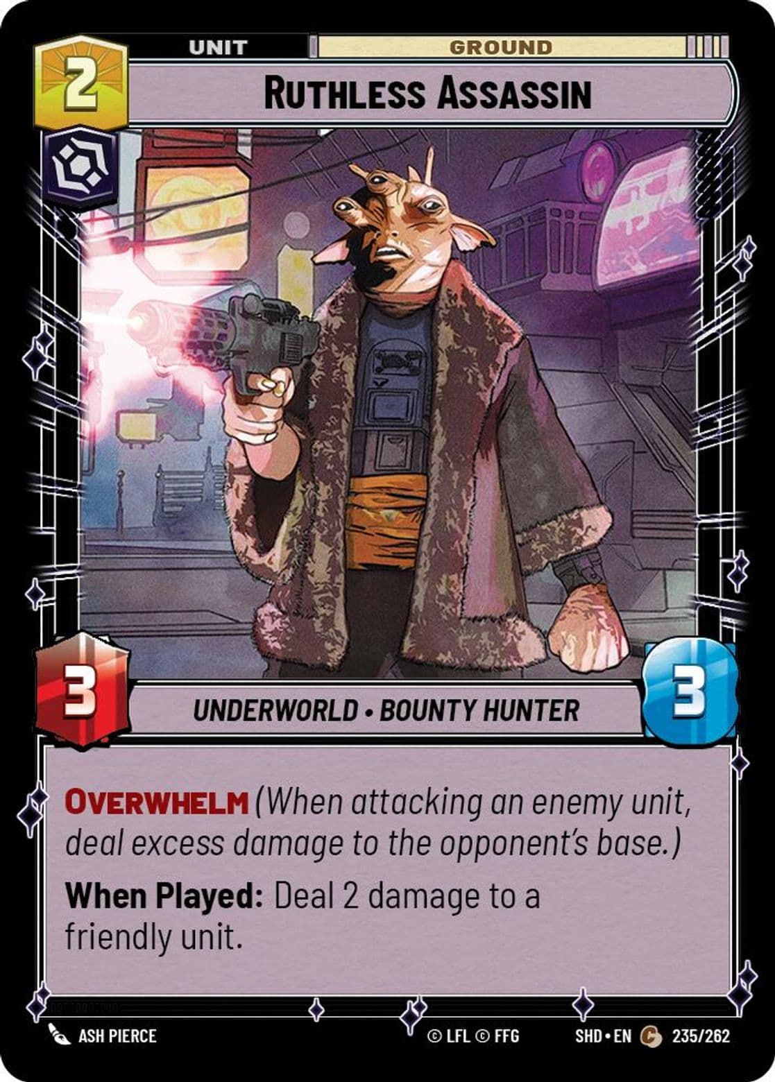 Ruthless Assassin, Standard