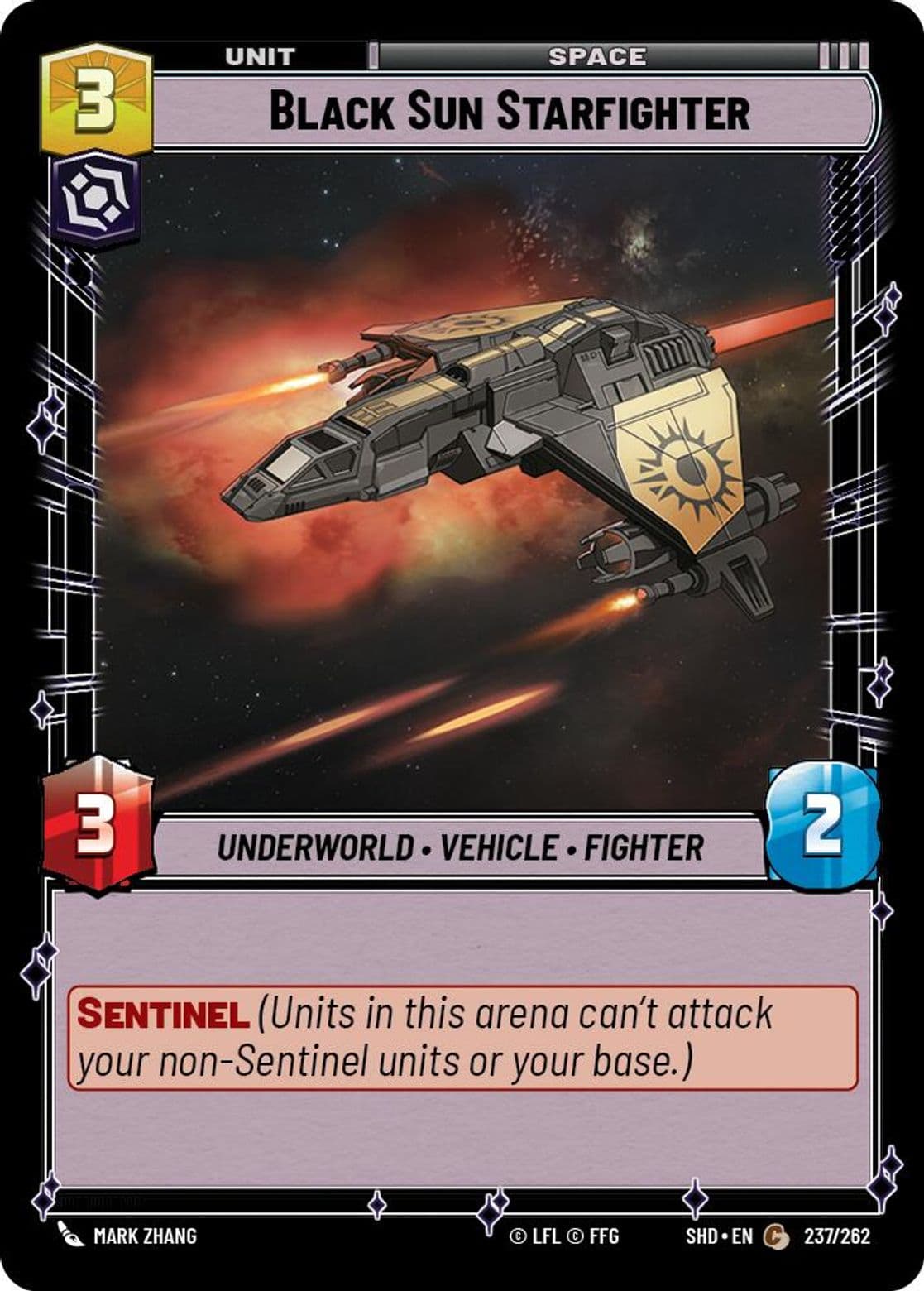 Black Sun Starfighter, Standard