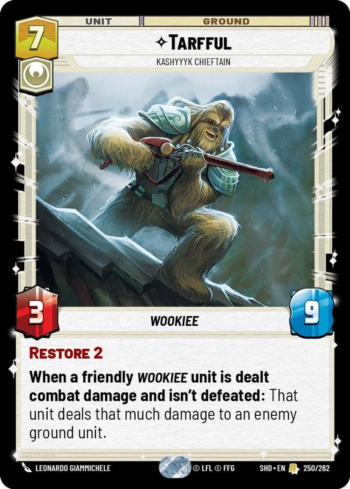 Tarfful, Kashyyyk Chieftan, Standard
