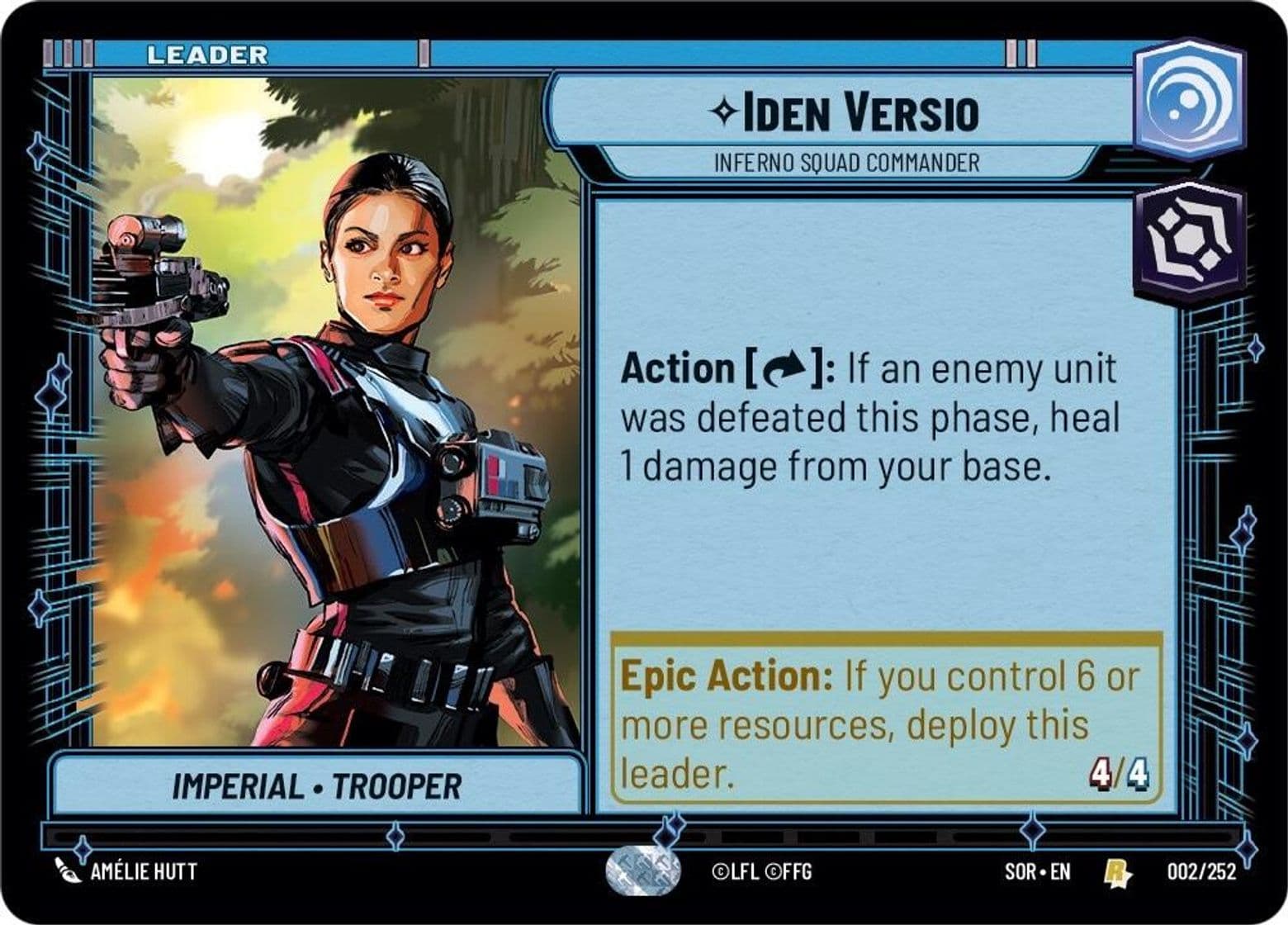Iden Versio, Infero Squad Commander, Standard