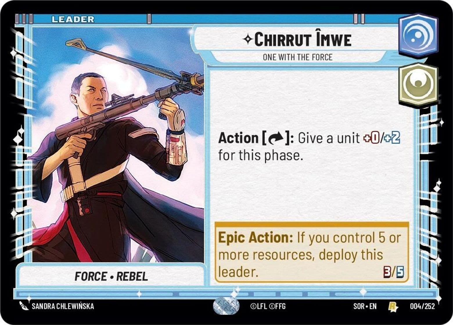 Chirrut Îmwe, One With the Force (Standard)