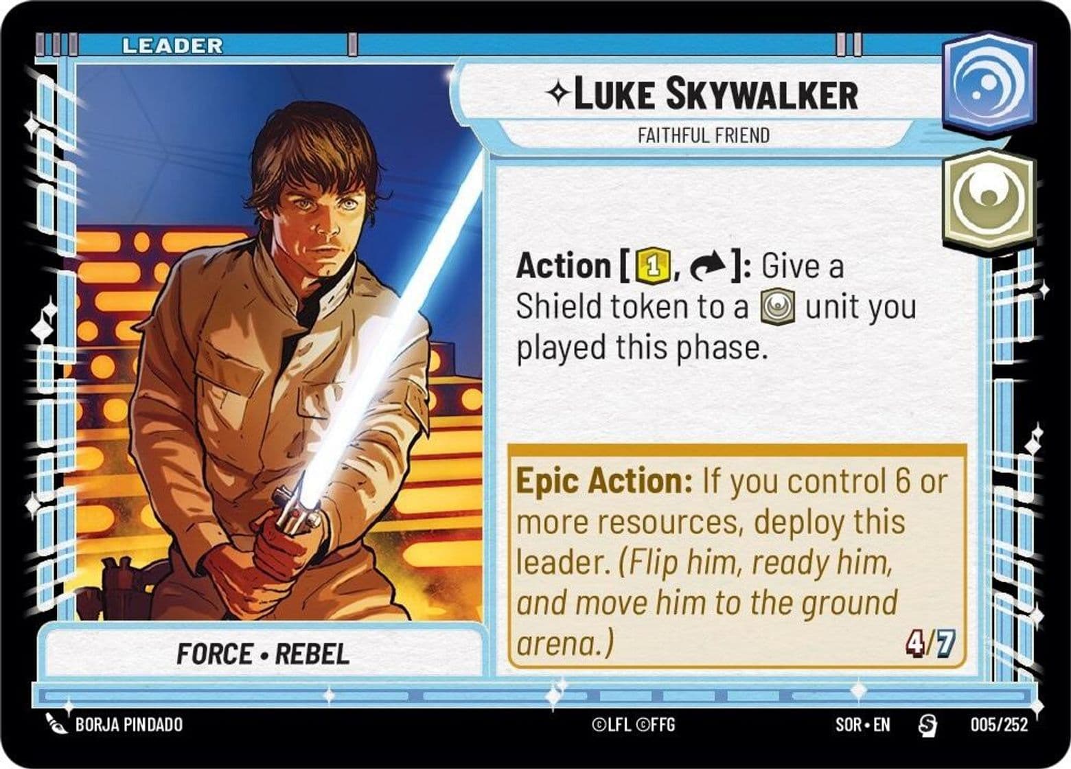 Luke Skywalker, Faithful Friend, Standard