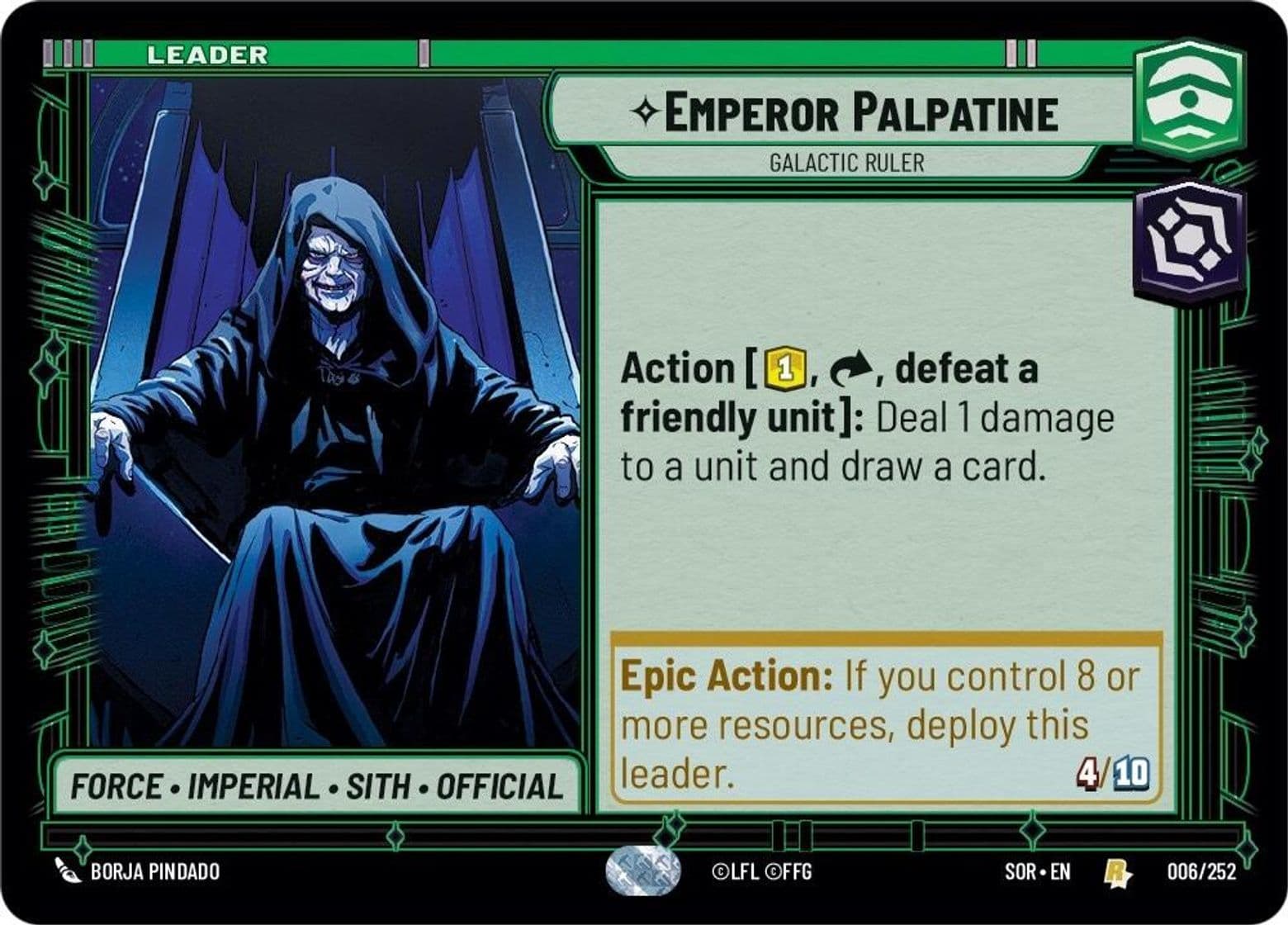 Emperor Palpatine, Galactic Ruler (Standard)