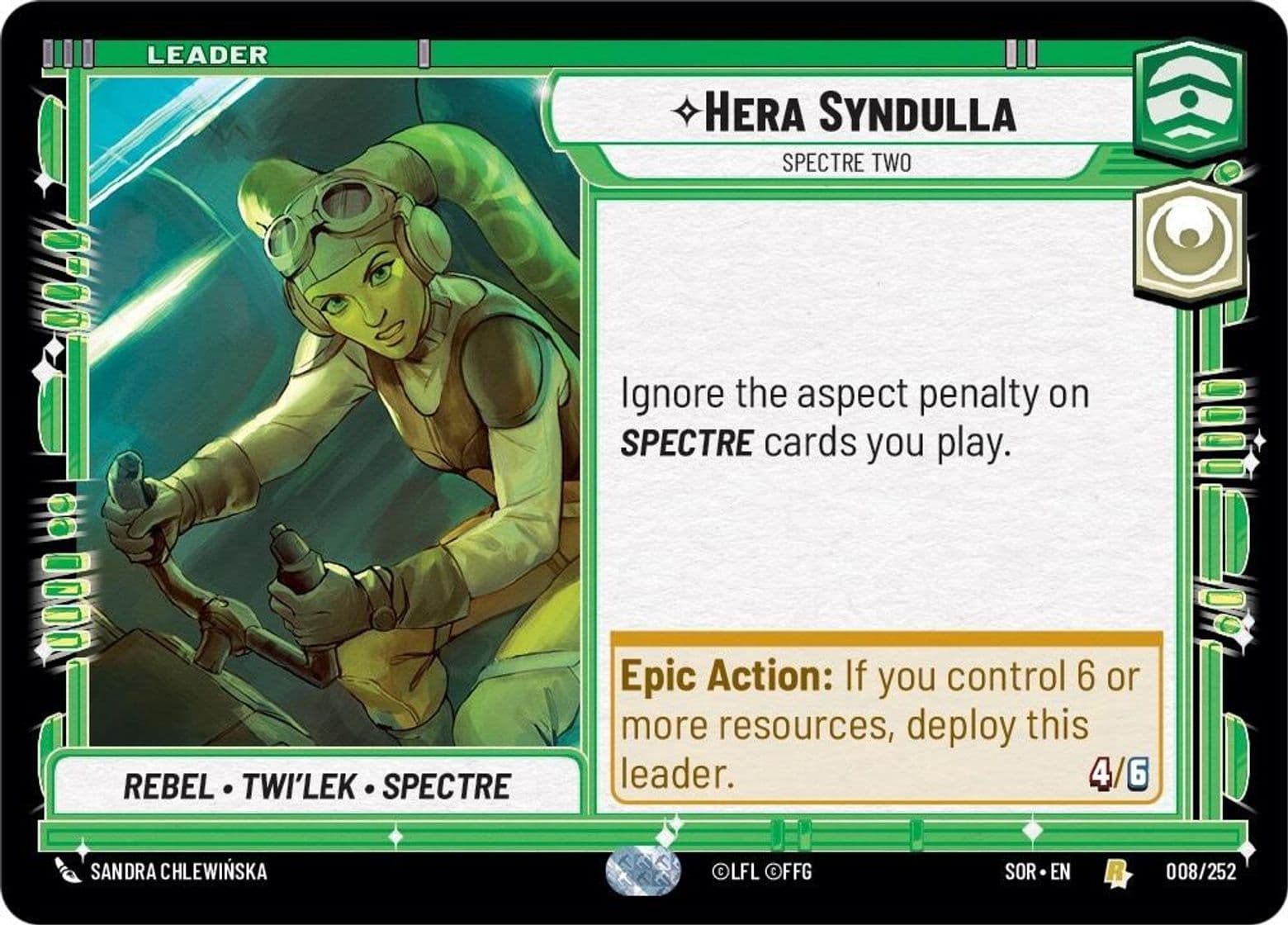 Hera Syndulla, Spectre Two, Standard
