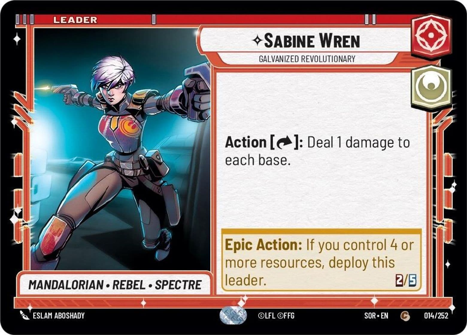Sabine Wren, Galvanized Revolutionary (Standard)