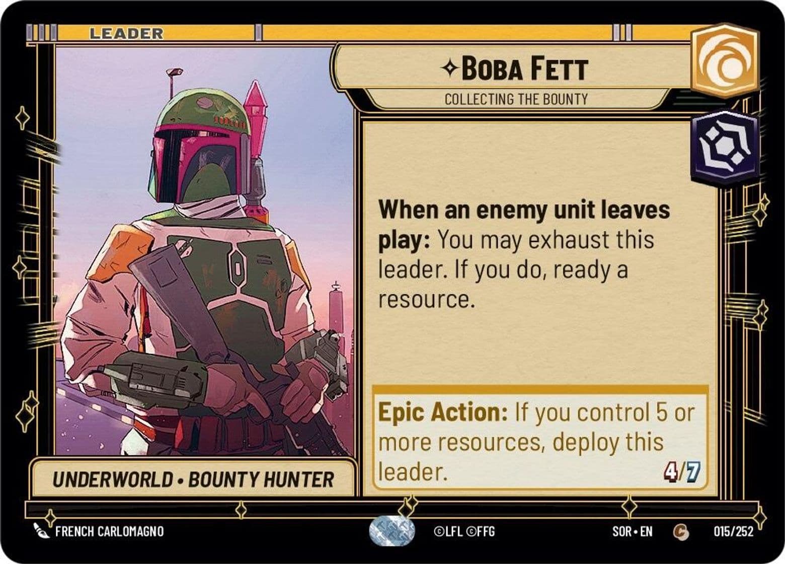 Boba Fett, Collecting the Bounty (Standard)