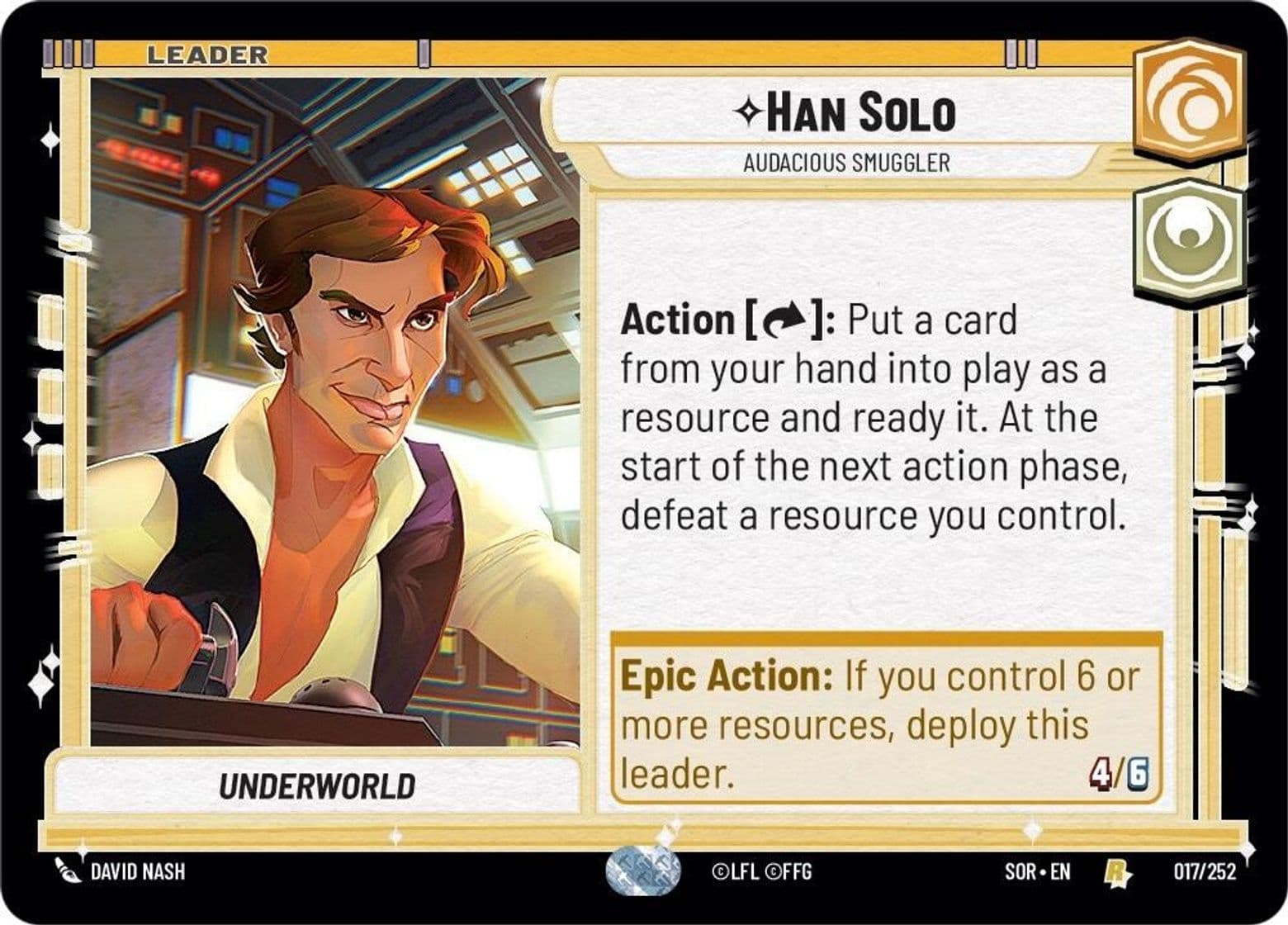 Han Solo, Audacious Smuggler, Standard