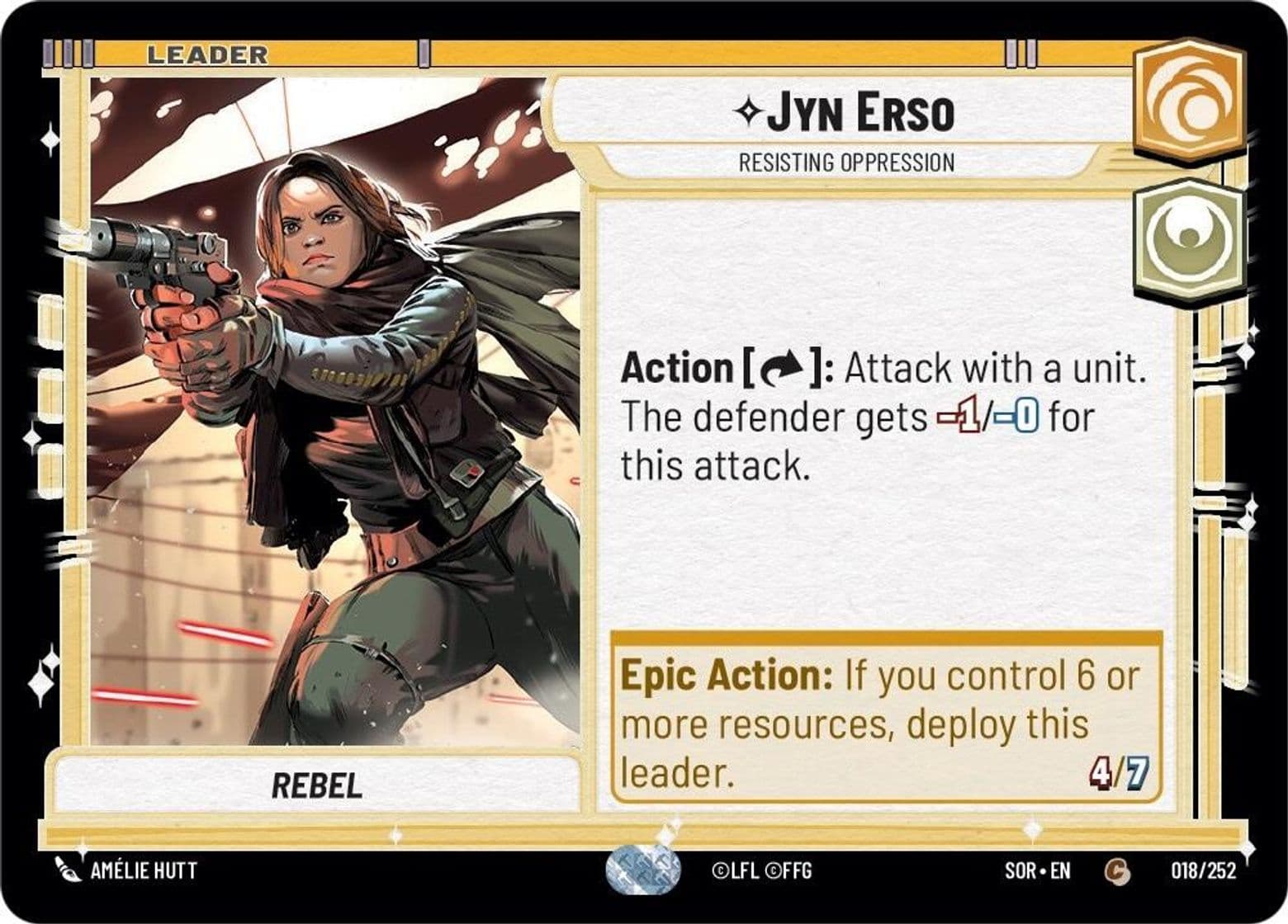 Jyn Erso, Resisting Oppression (Standard)