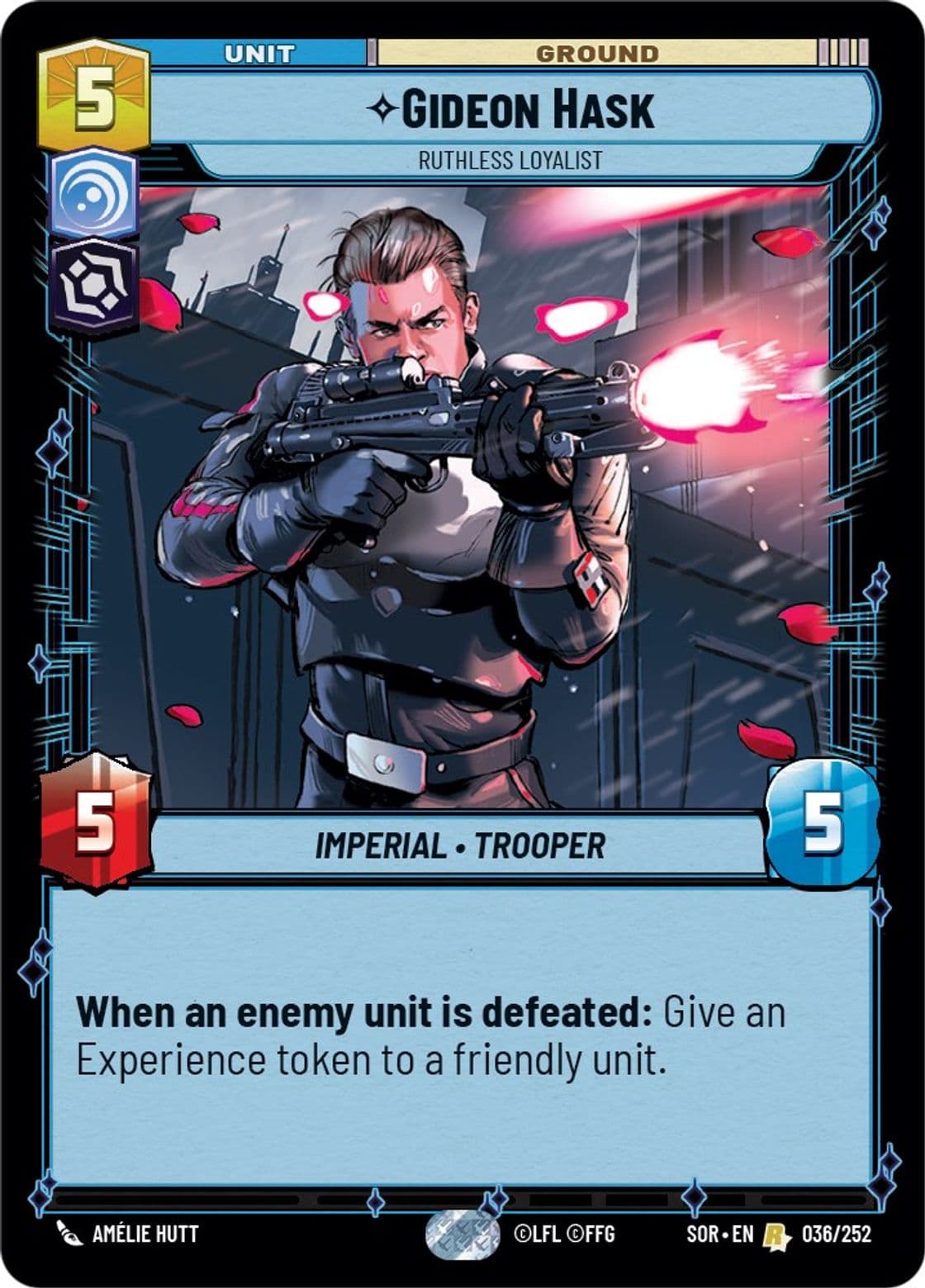 Gideon Hask, Ruthless Loyalist, Standard