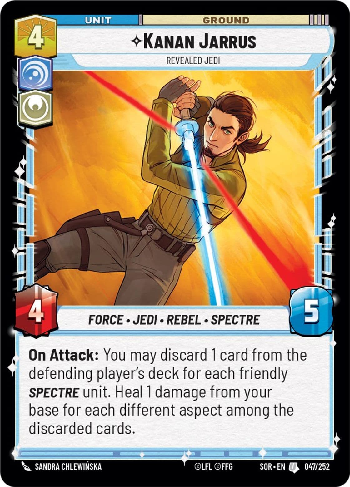 Kanan Jarrus, Revealed Jedi (Standard)