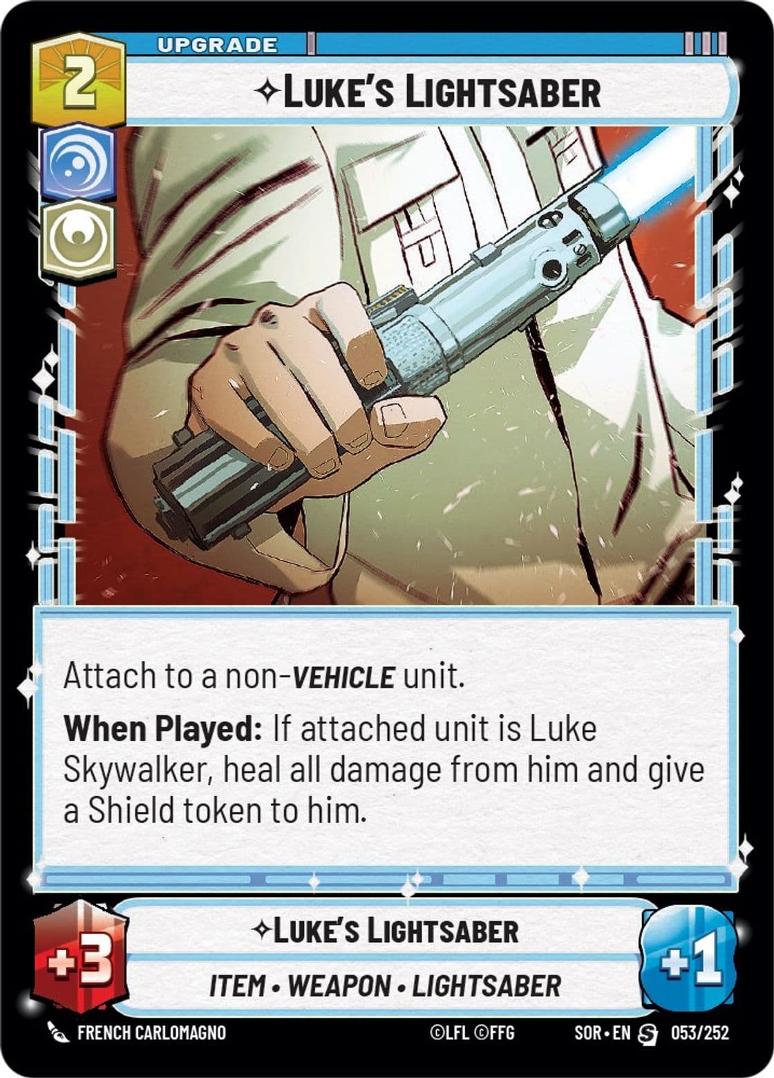 Luke's Lightsaber, Standard