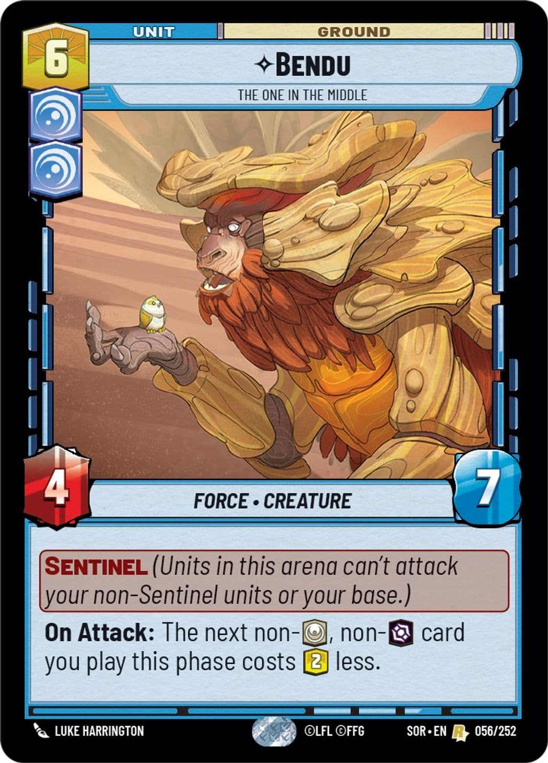 Bendu, The One in the Middle, Standard