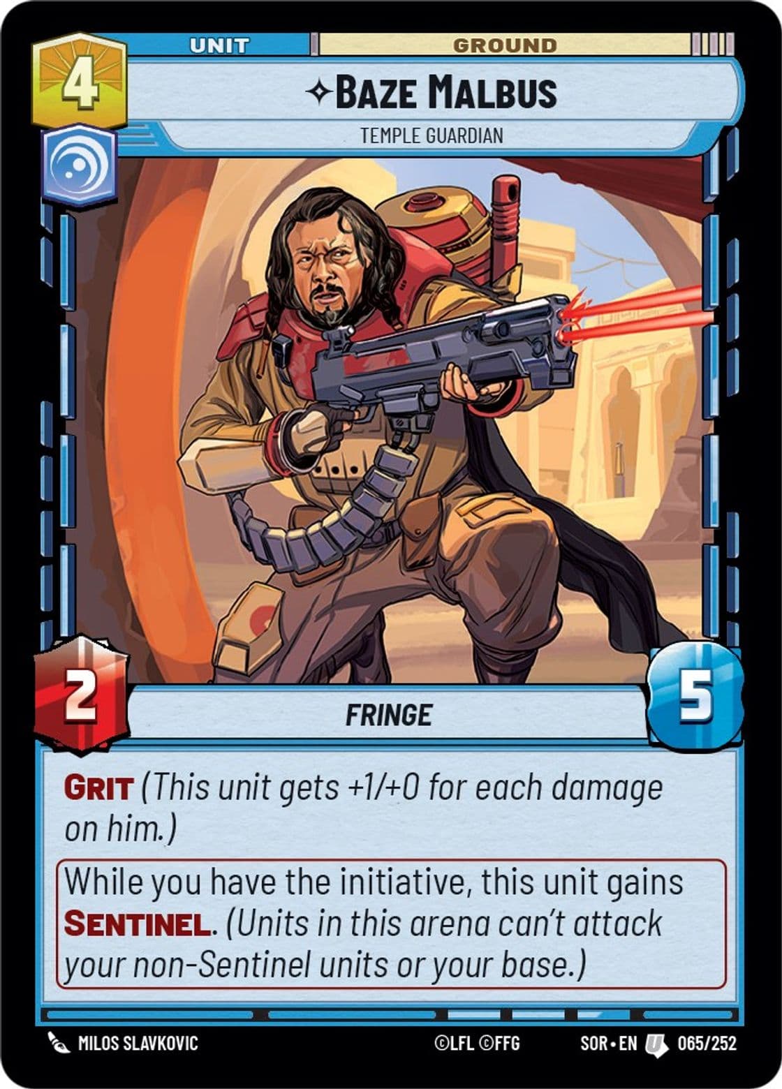Baze Malbus, Temple Guardian (Standard)
