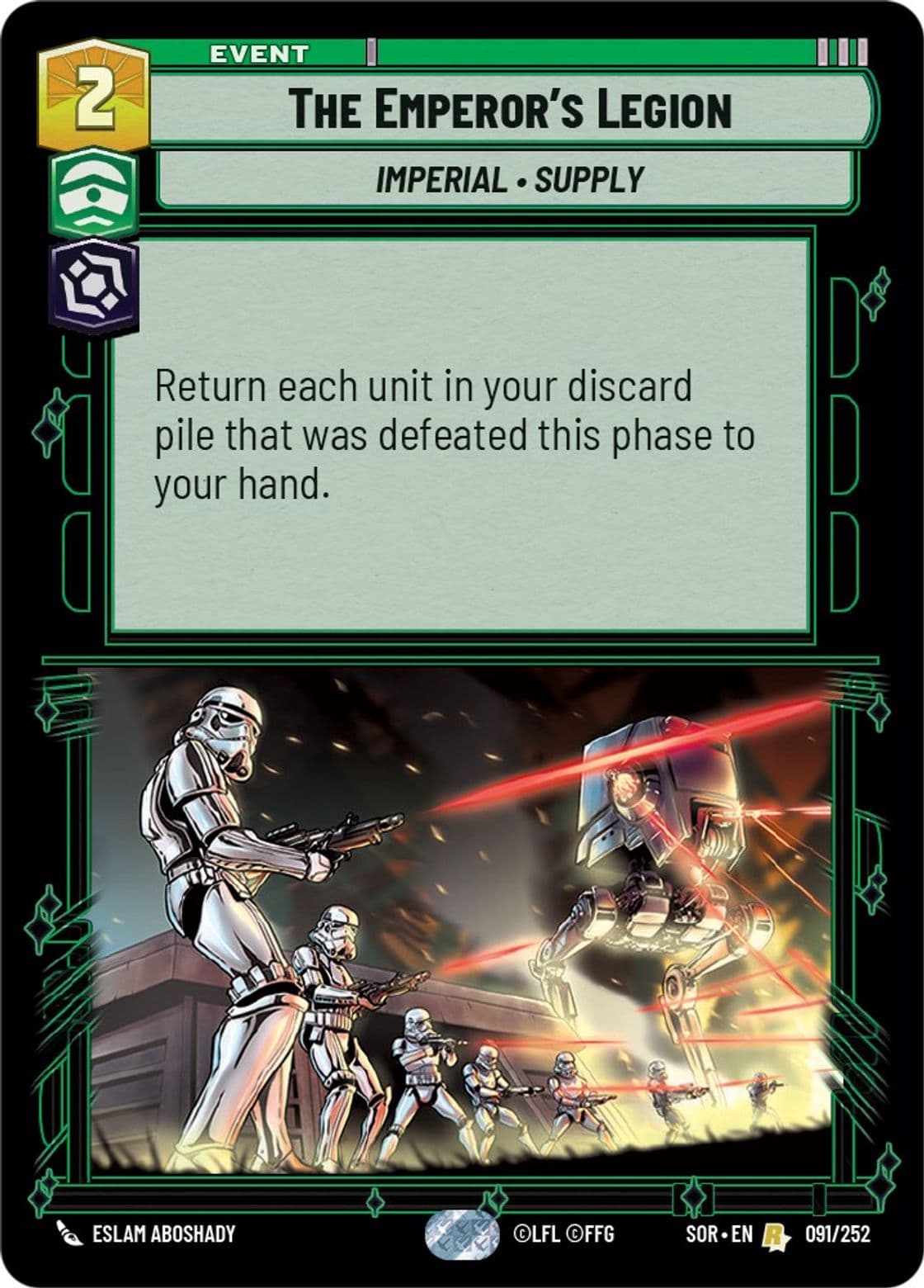 The Emperor's Legion, Standard