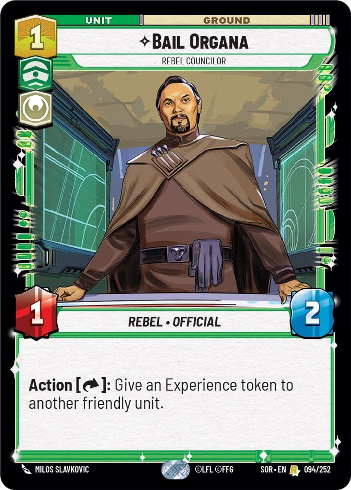 Bail Organa, Rebel Councilor, Standard