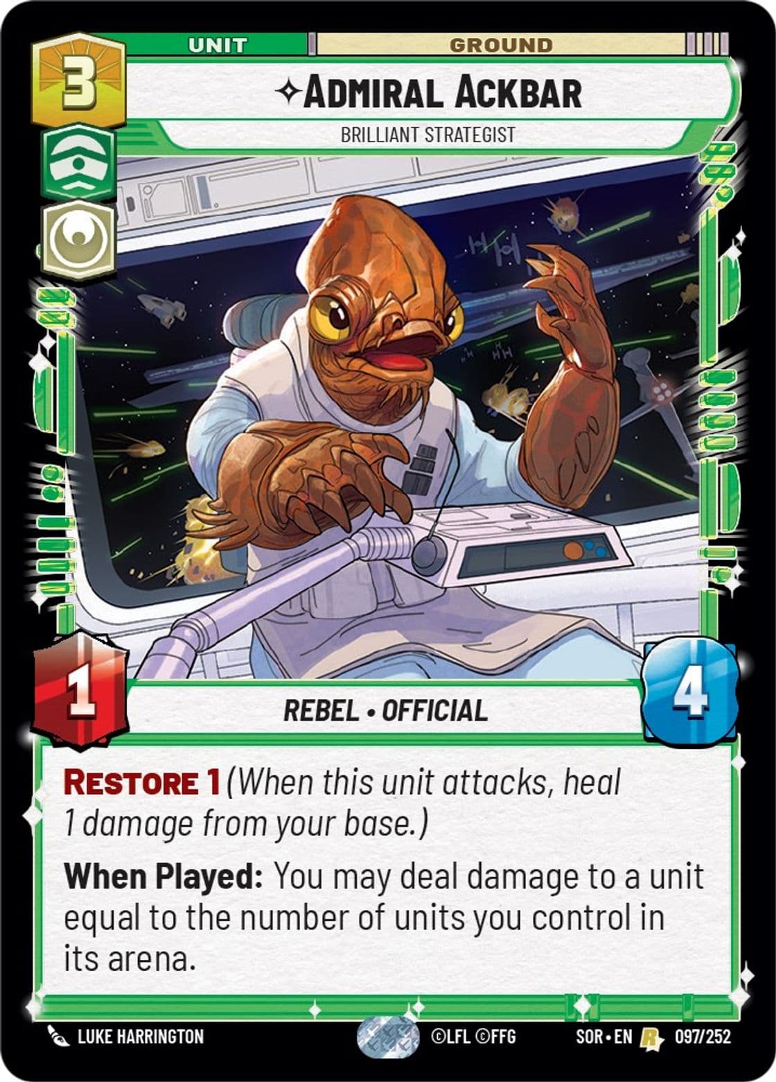 Admiral Ackbar, Brilliant Strategist, Standard