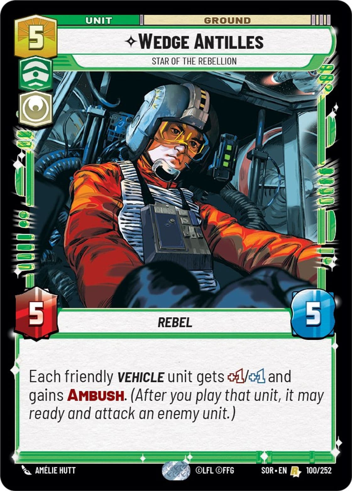 Wedge Antilles, Star of the Rebellion, Standard