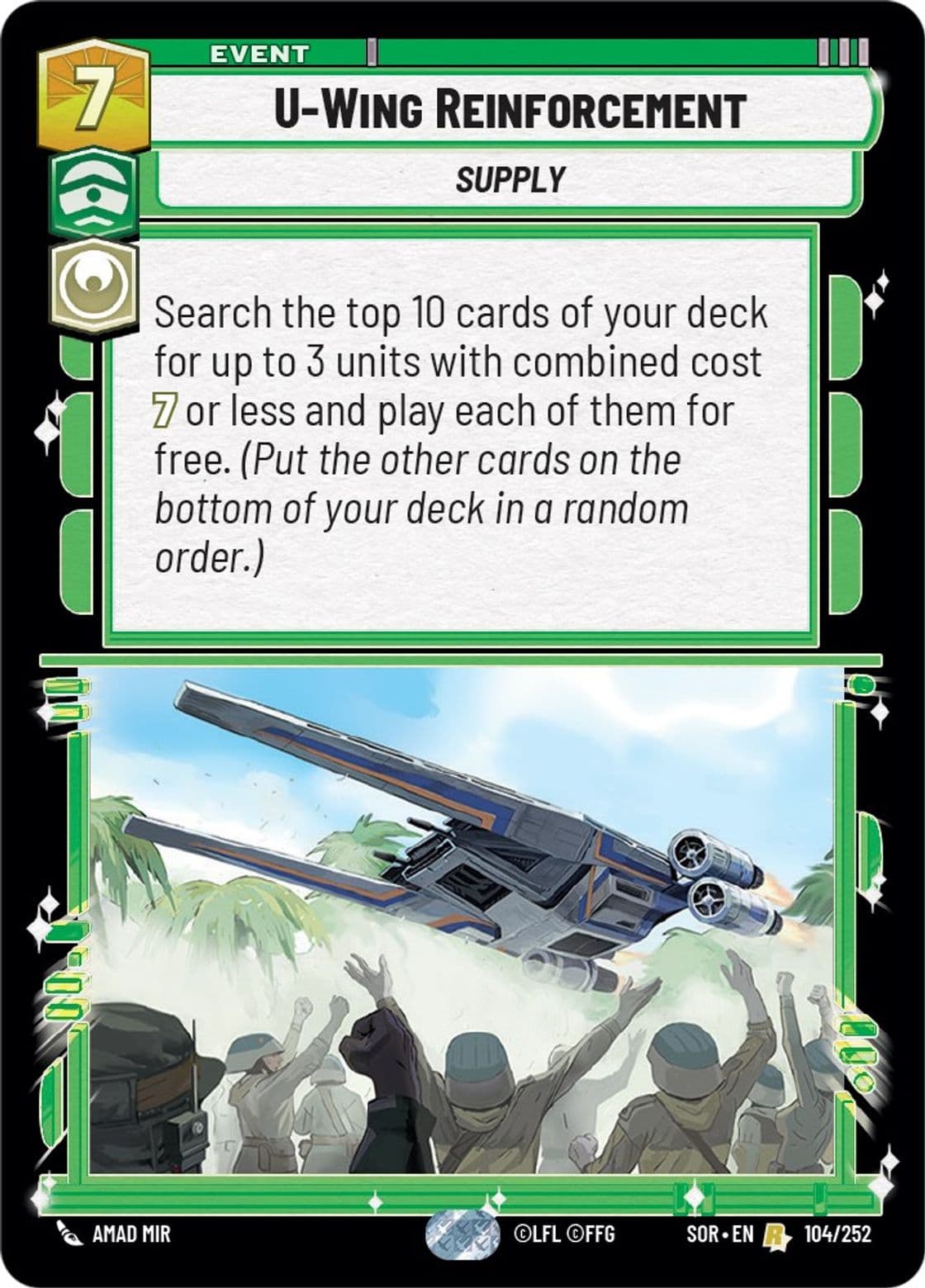 U-Wing Reinforcement, Standard