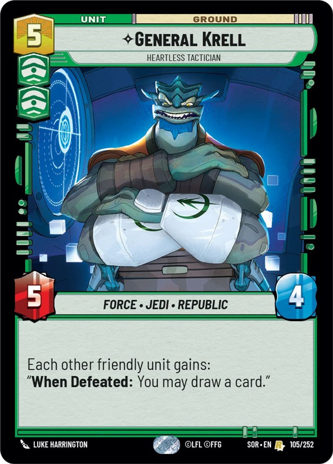 General Krell, Heartless Tactician, Standard