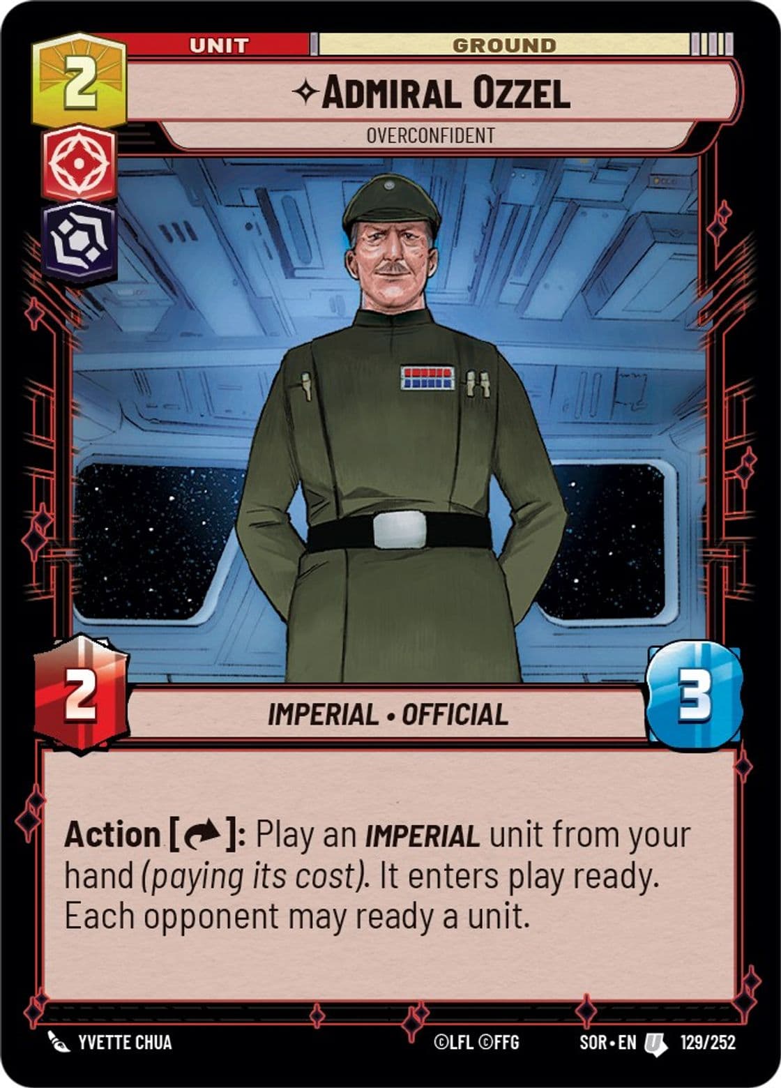 Admiral Ozzel, Overconfident (Standard)