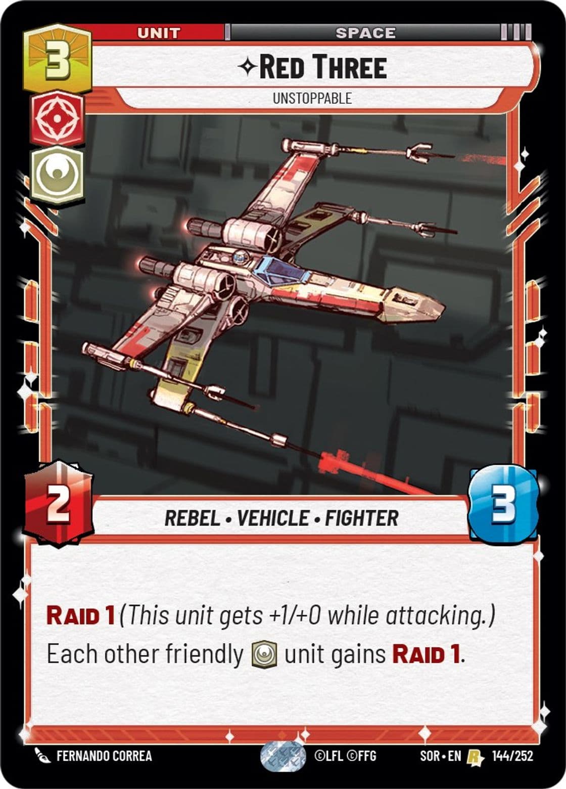 Red Three, Unstoppable (Standard)