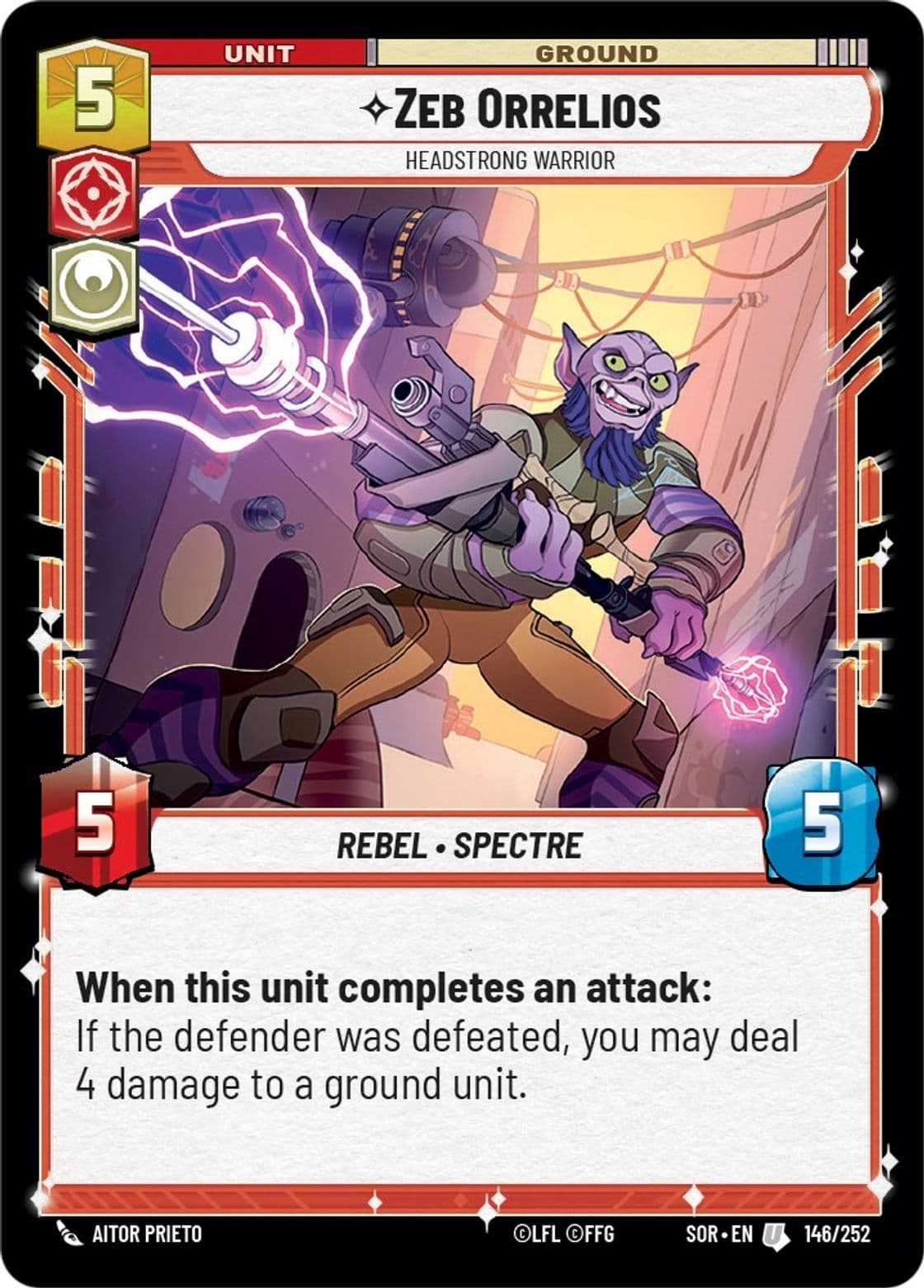 Zeb Orrelios, Headstrong Warrior (Standard)