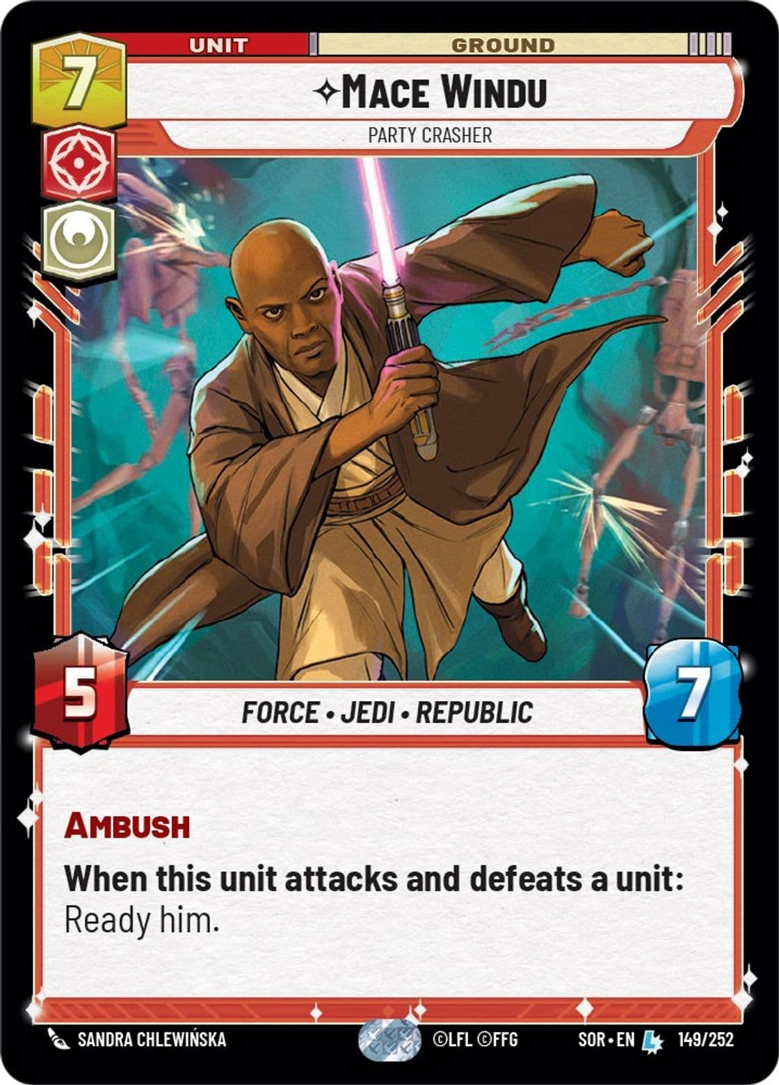 Mace Windu, Party Crasher, Standard