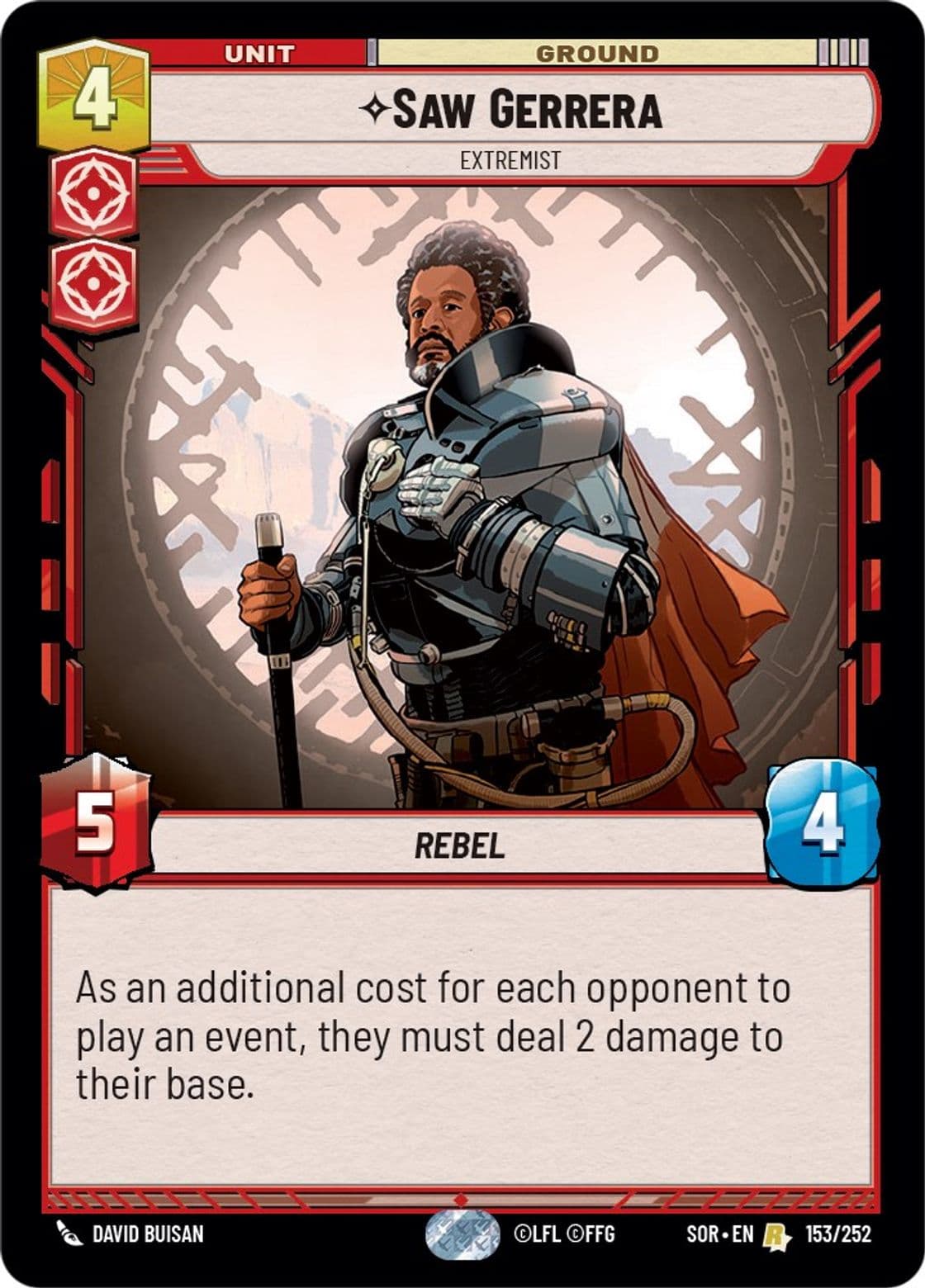 Saw Gerrera, Extremist (Standard)