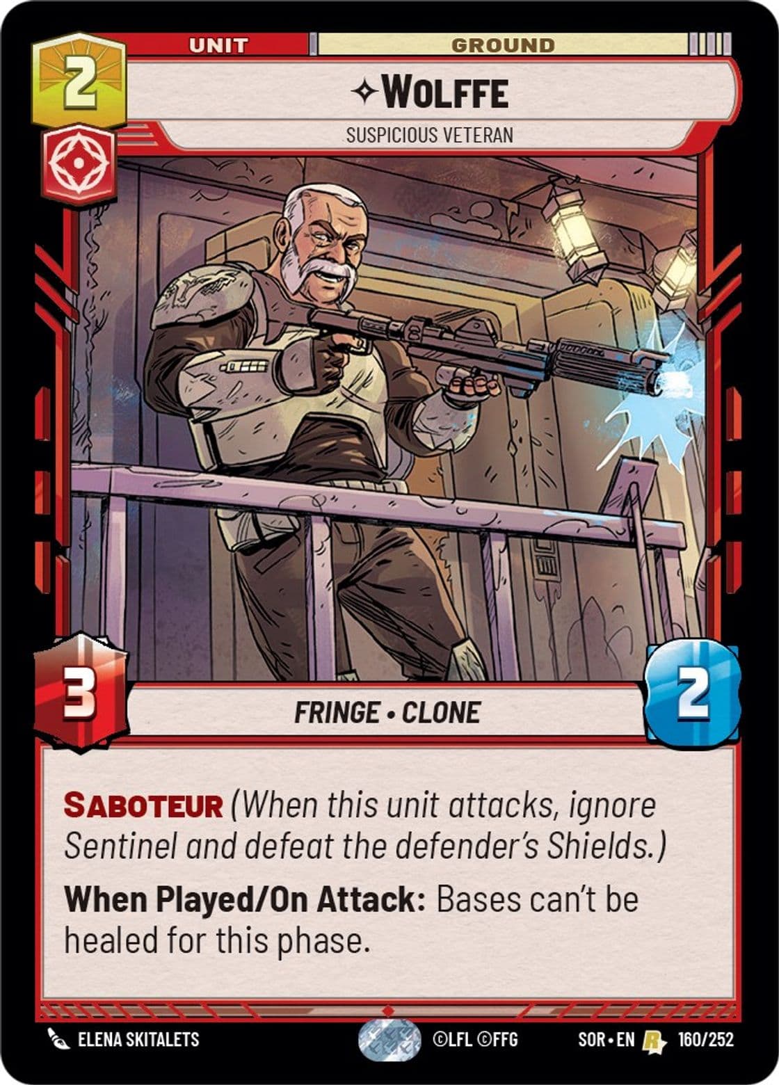 Wolffe, Suspicious Veteran, Standard