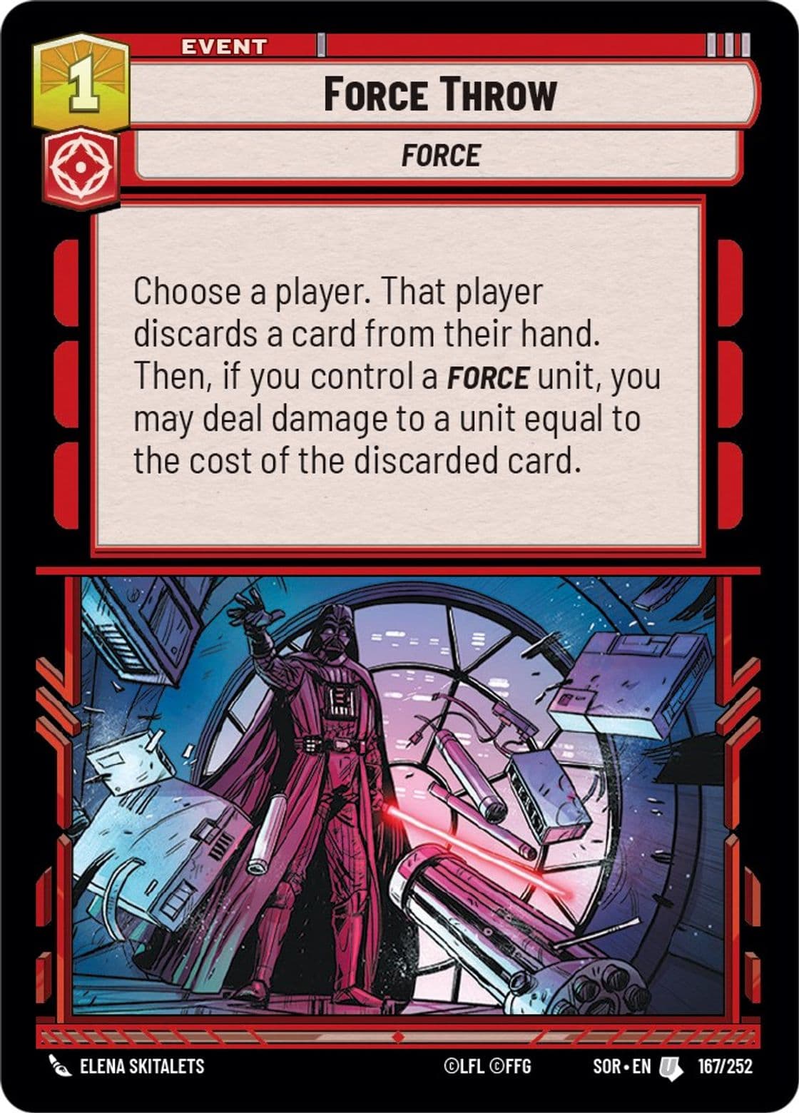 Force Throw, Standard