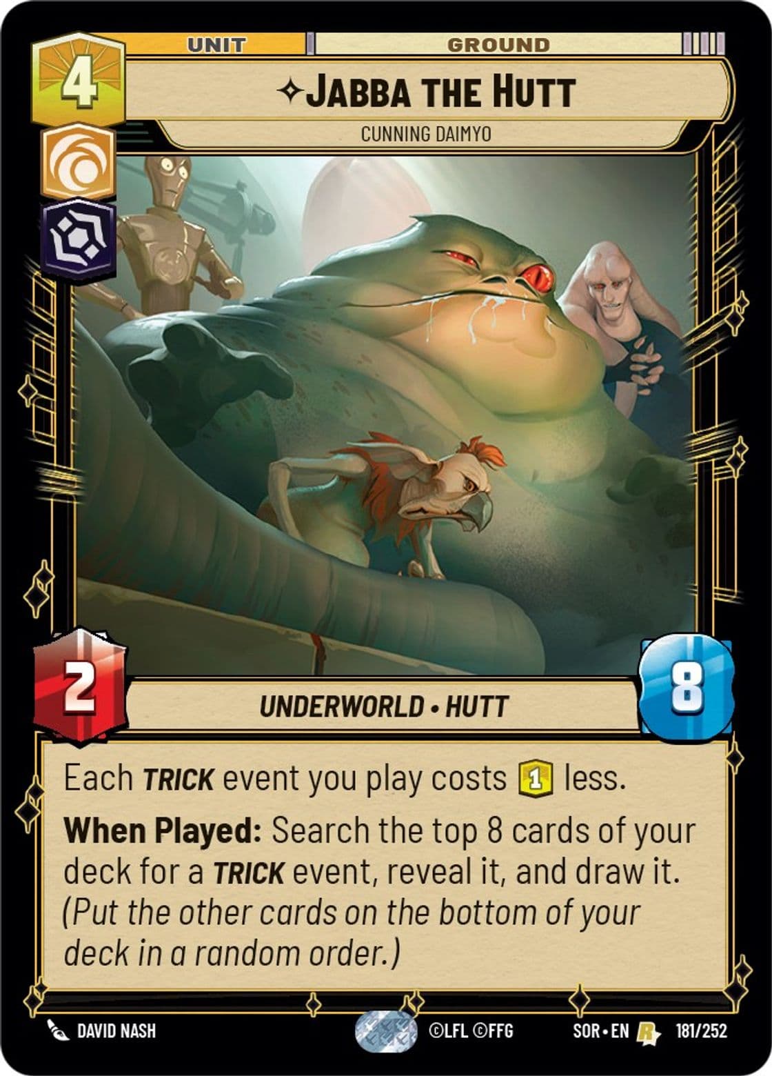 Jabba the Hutt, Cunning Daimyo (Standard)