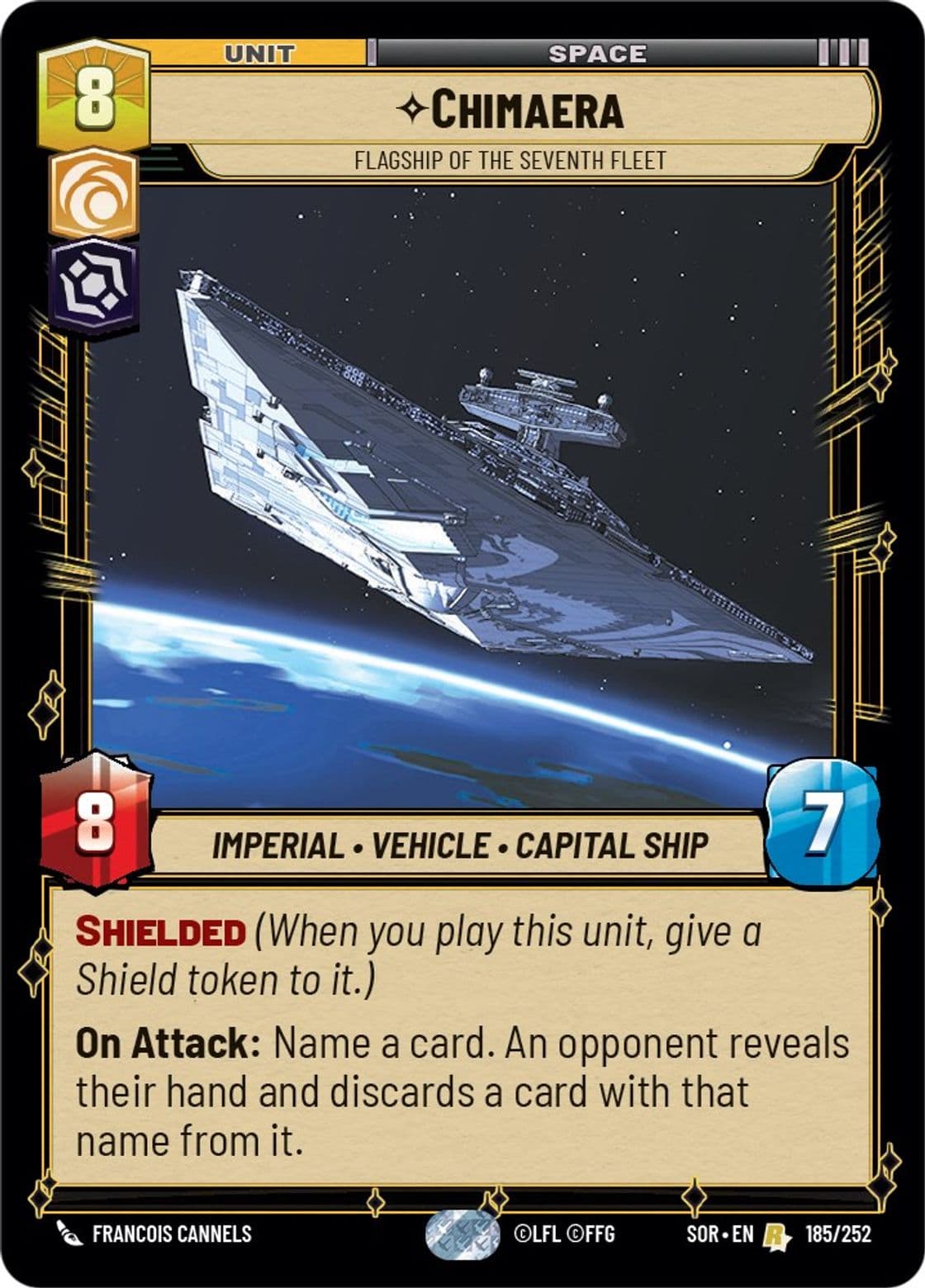 Chimaera, Flagship of the Seventh Fleet, Standard