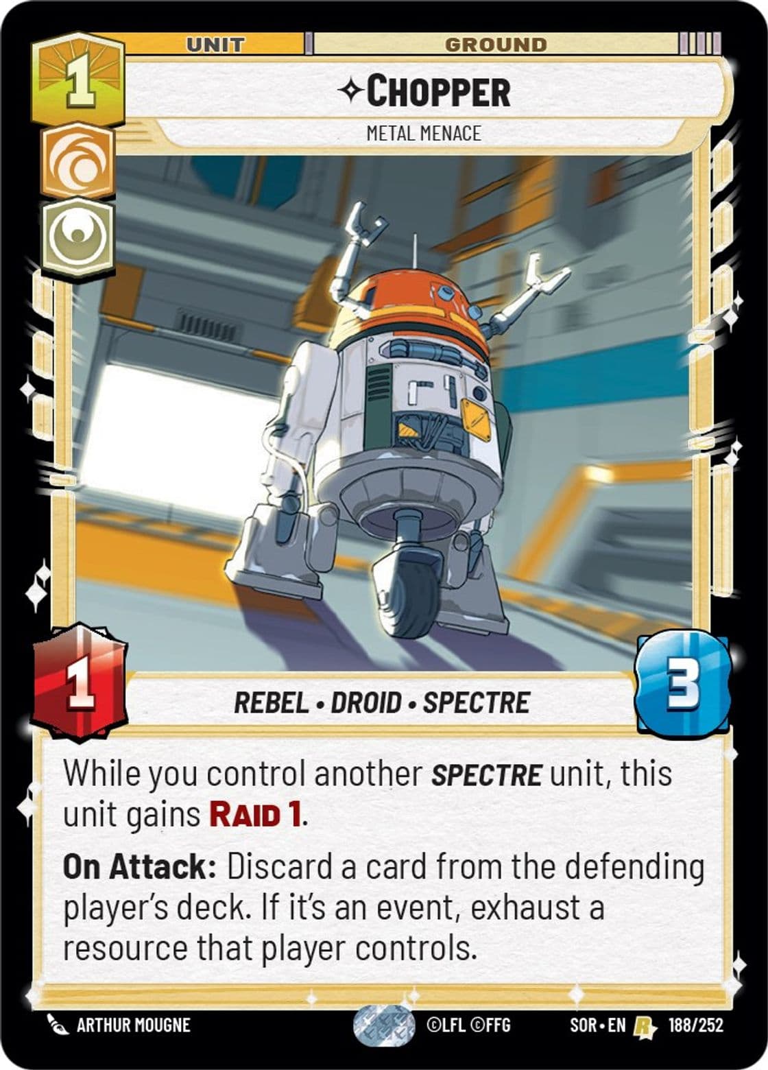 Chopper, Metal Menace (Standard)