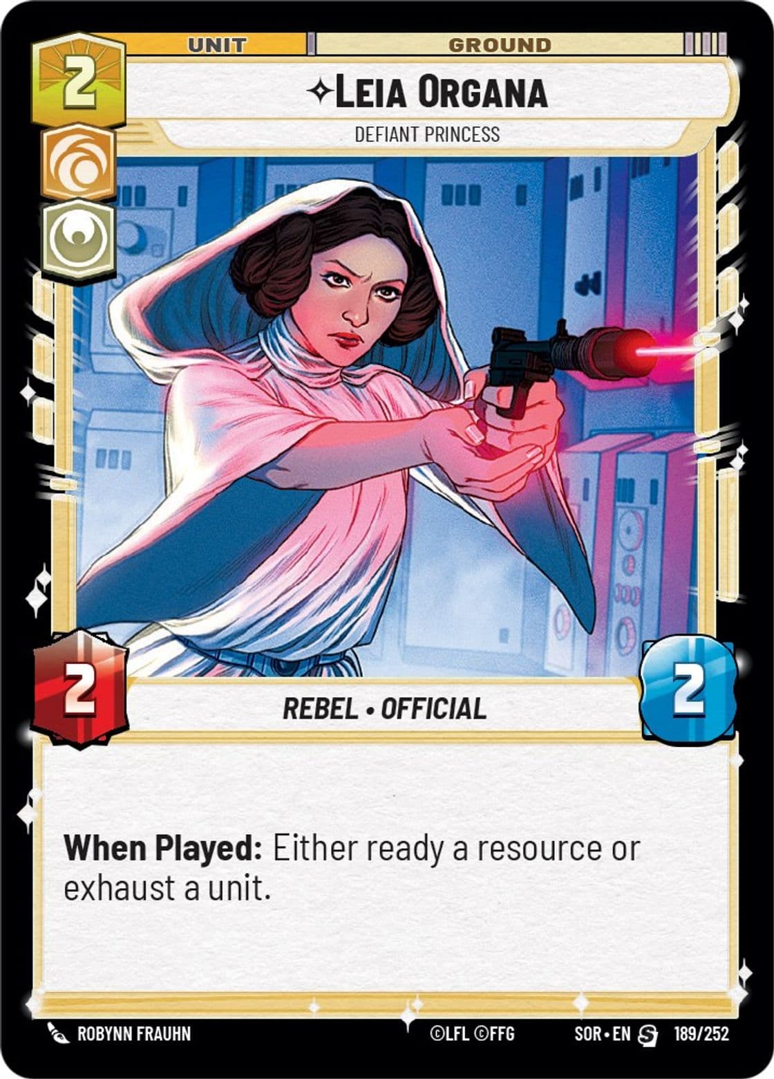 Leia Organa, Defiant Princess, Standard