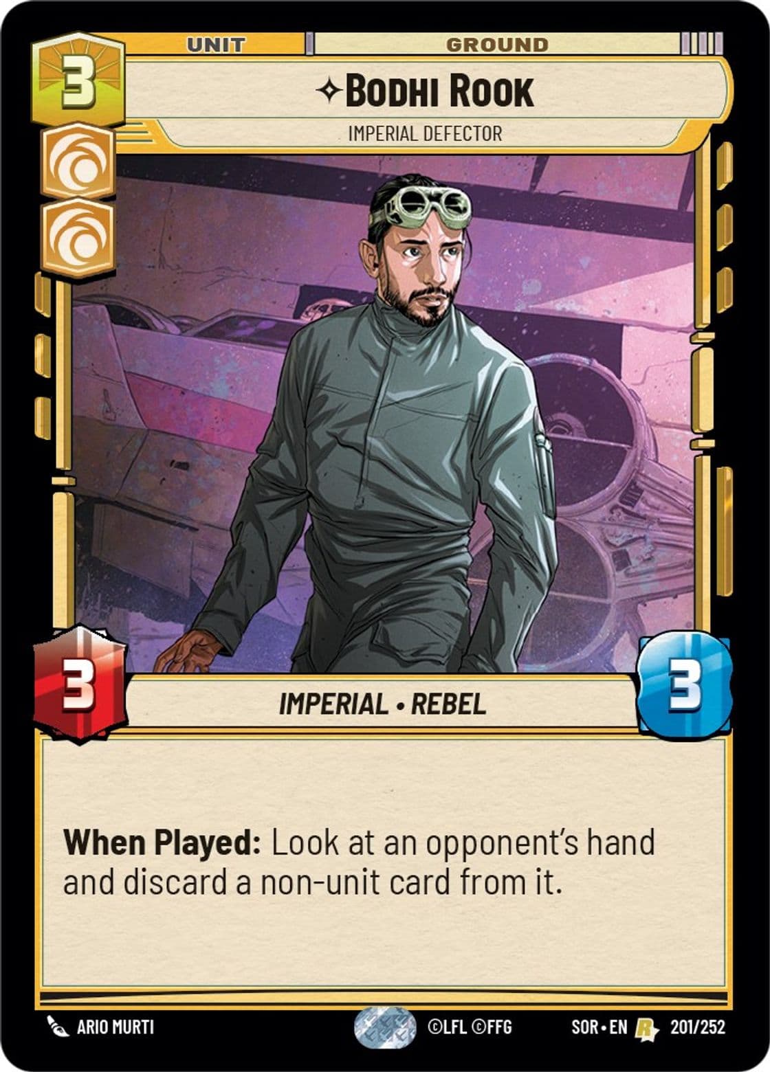 Bodhi Rook, Imperial Defector, Standard