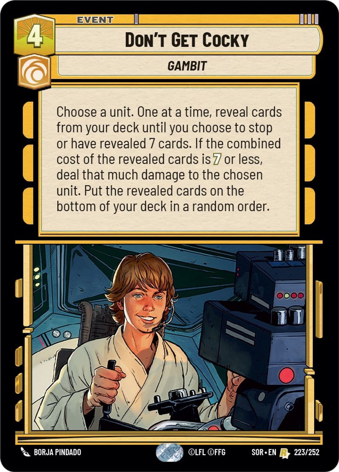 Don't Get Cocky, Standard