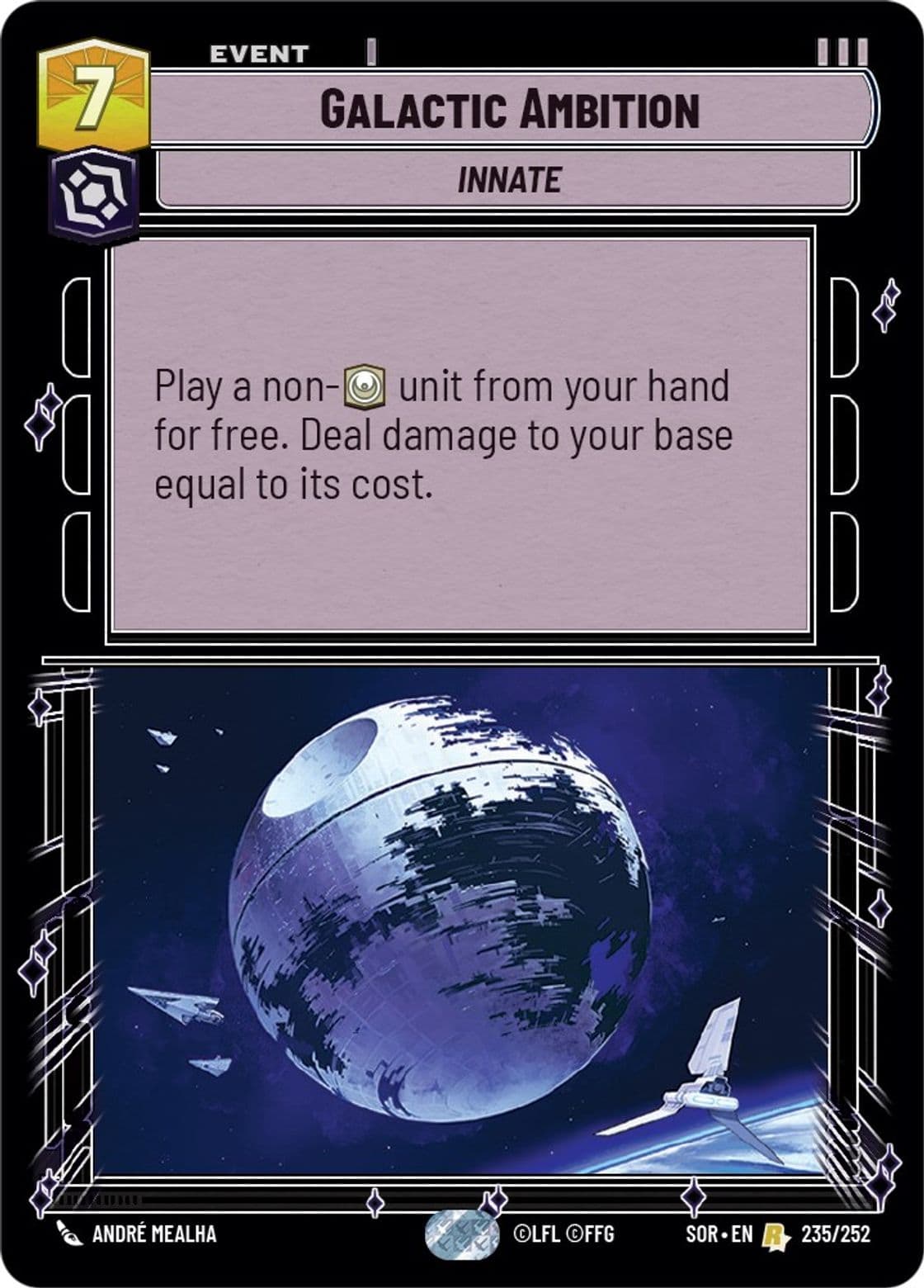 Galactic Ambition, Standard