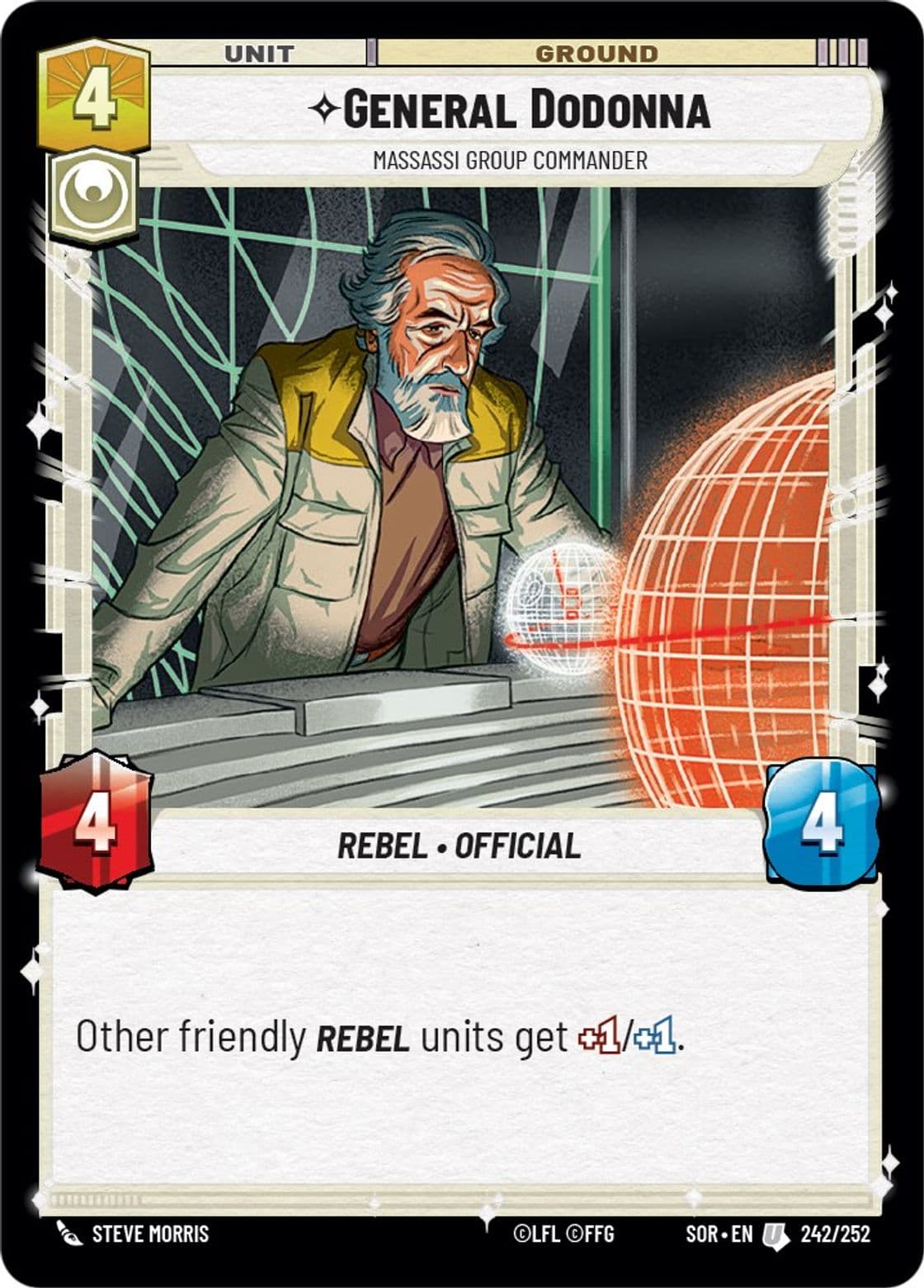 General Dodonna, Massassi Group Commander (Foil)