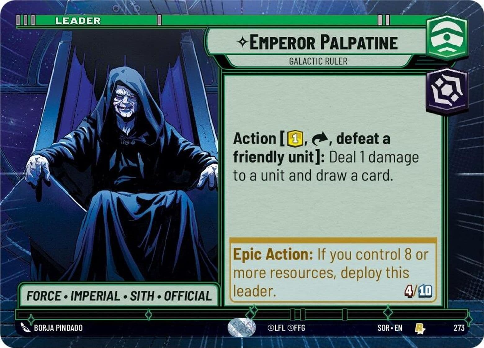 Emperor Palpatine, Galactic Ruler (Hyperspace)