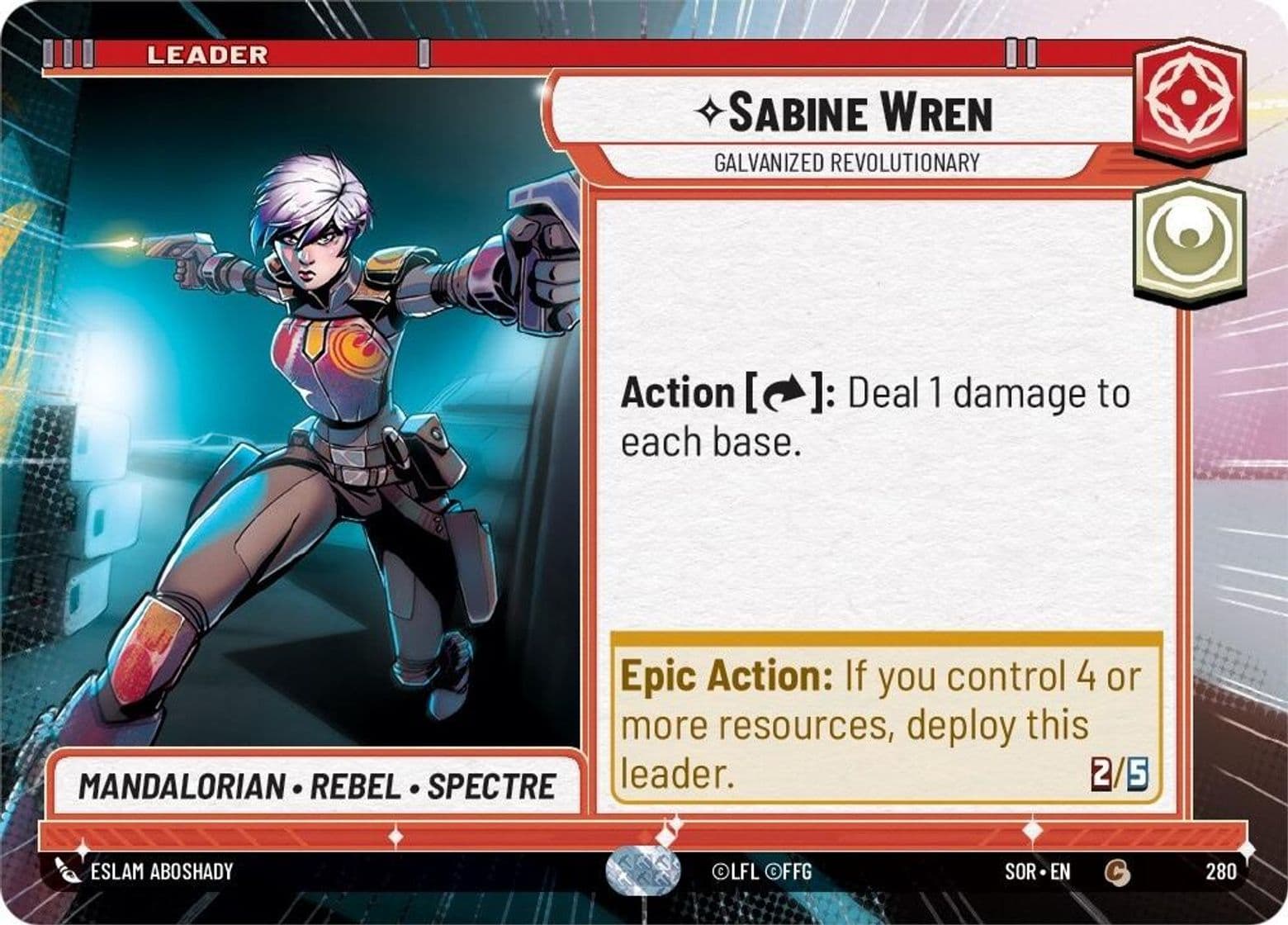 Sabine Wren, Galvanized Revolutionary (Hyperspace)