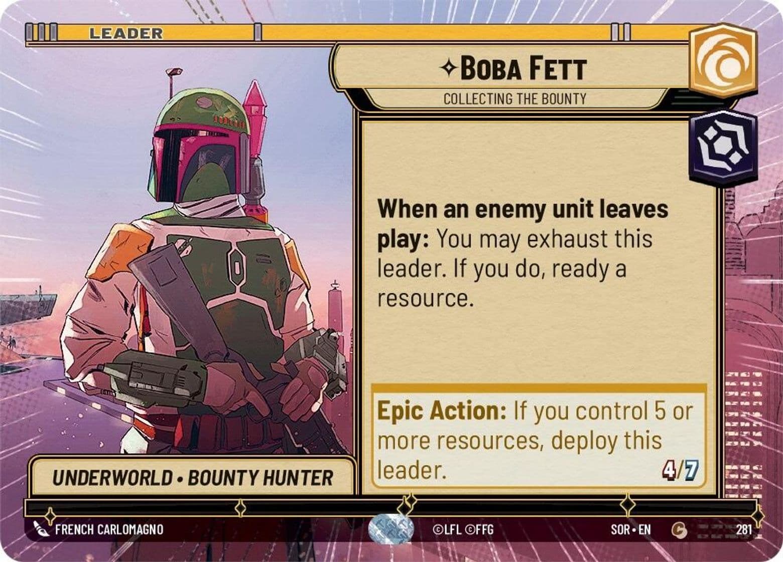 Boba Fett, Collecting the Bounty (Hyperspace)