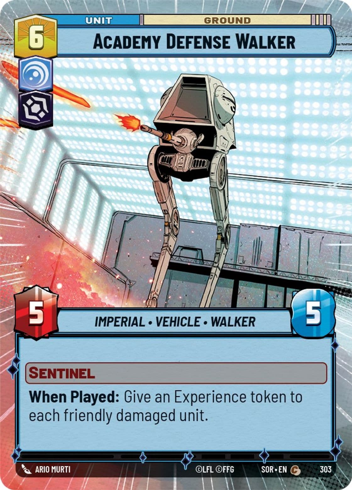 Academy Defense Walker (Hyperspace Foil)