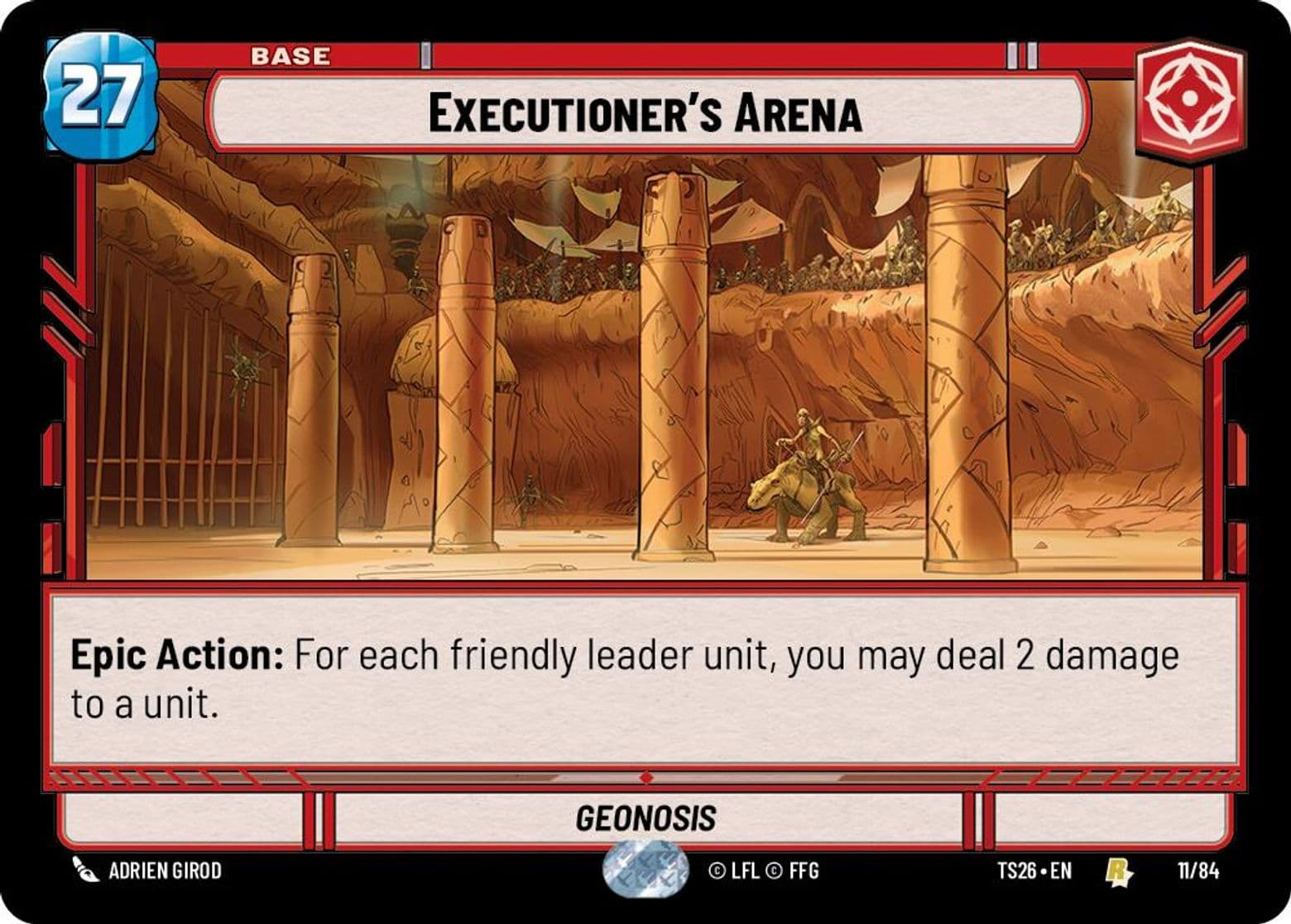 Executioner's Arena, Geonosis, Standard