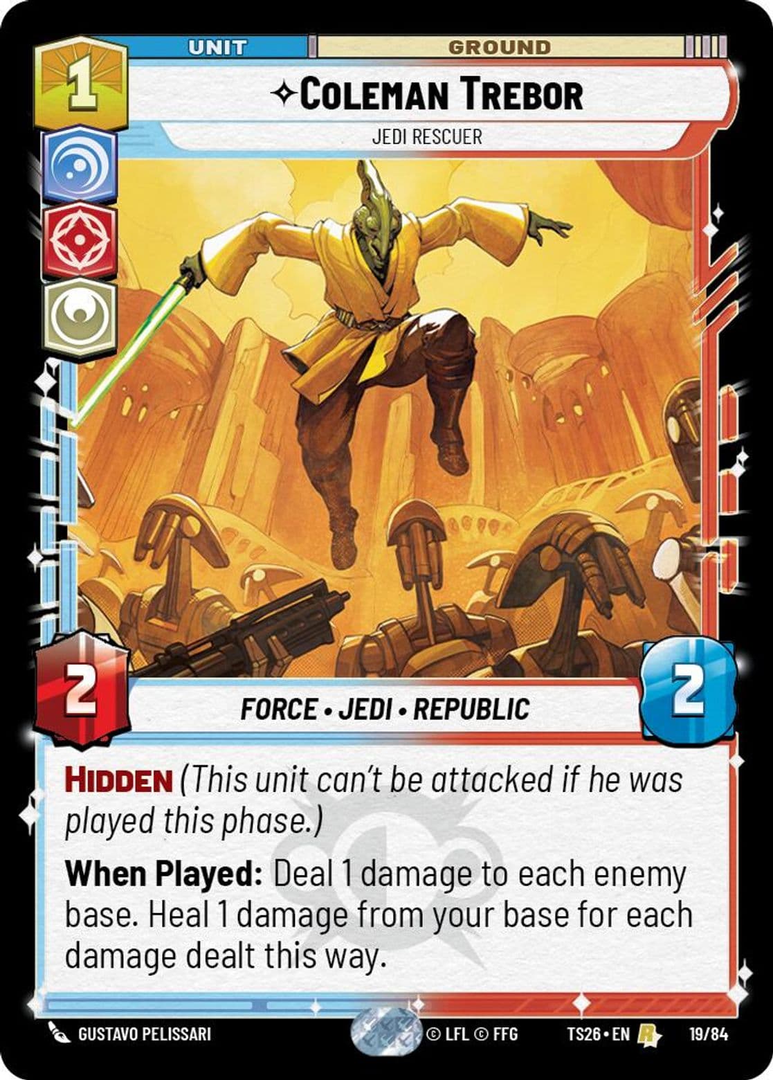Coleman Trebor, Jedi Rescuer, Standard