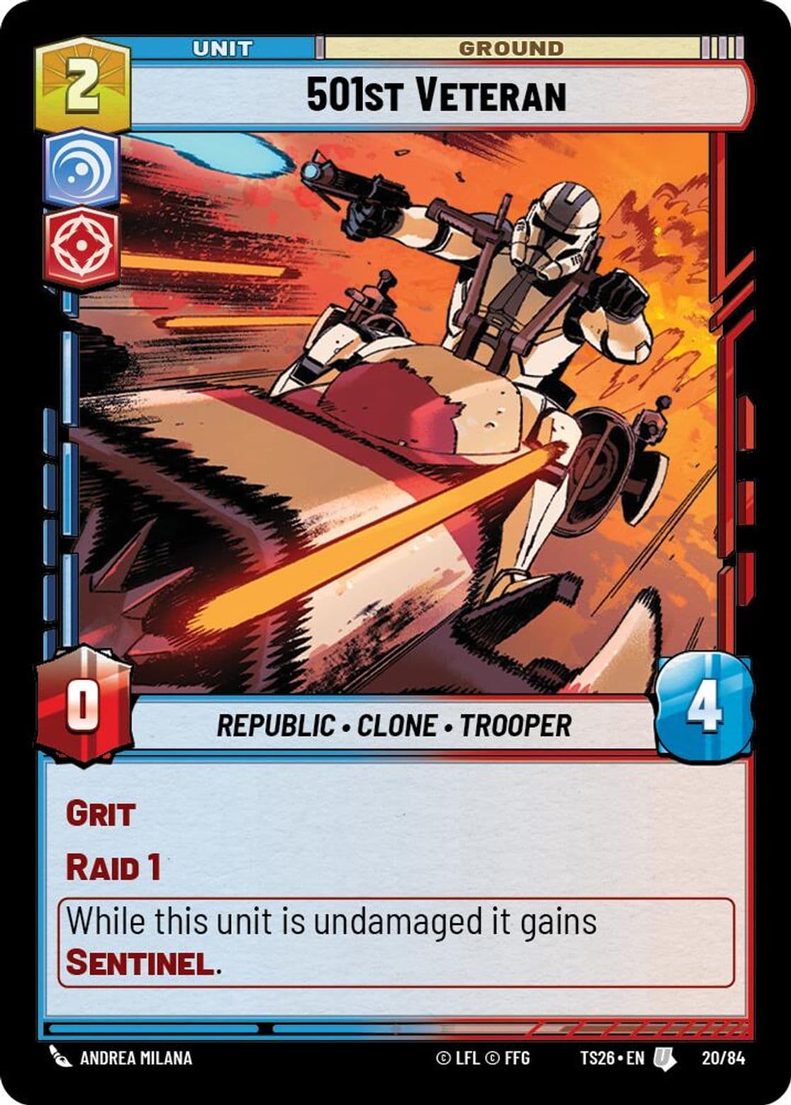 501st Veteran, Standard