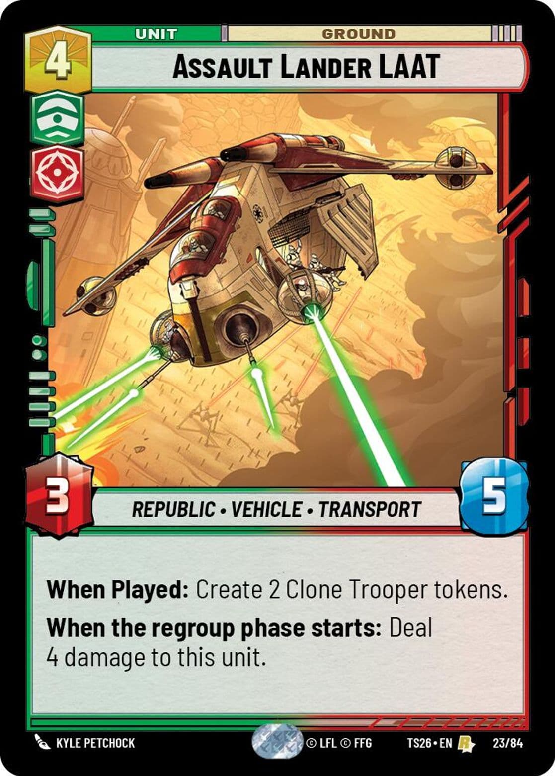 Assault Lander LAAT, Standard