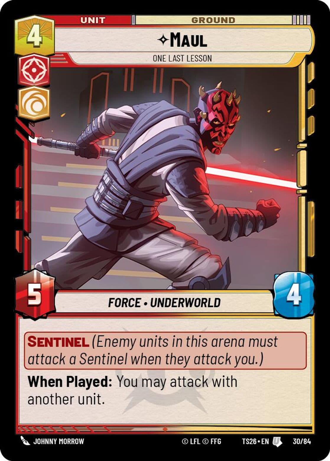 Maul, One Last Lesson, Standard